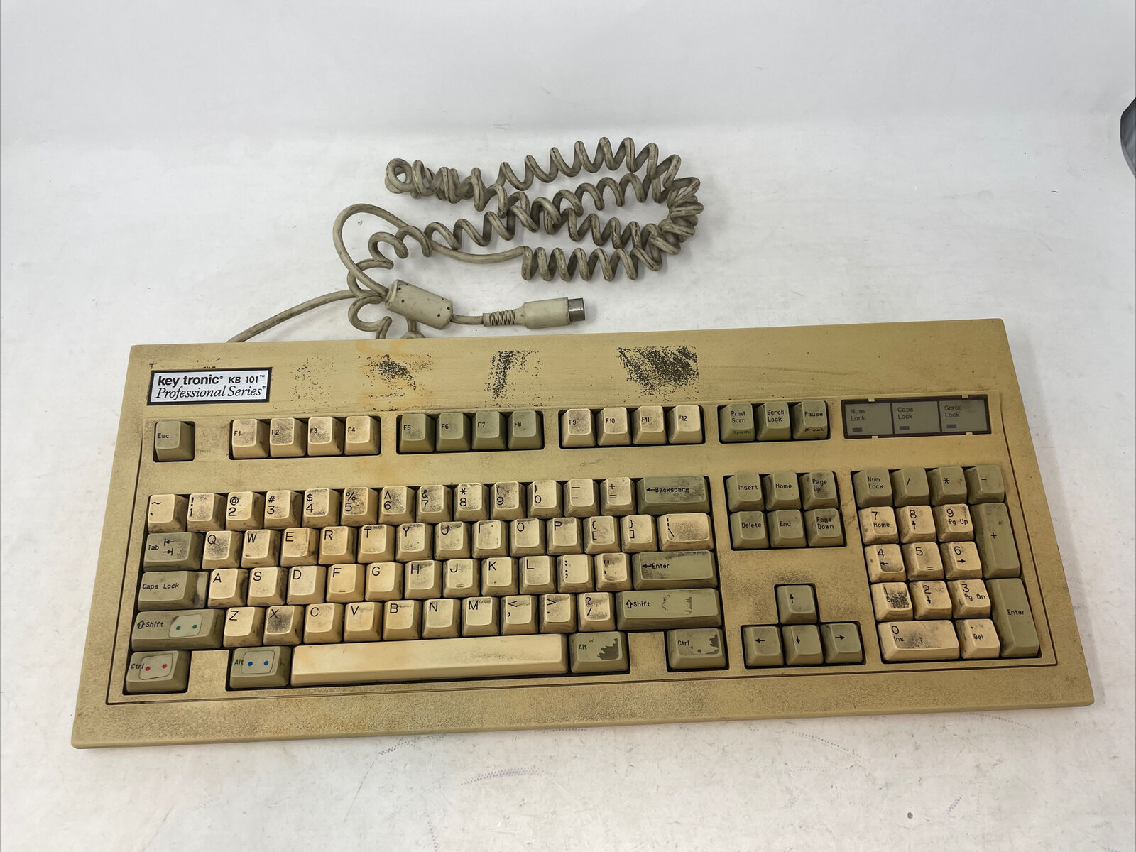 KeyTronic KB101 | Vintage Keyboard | Untested For Parts