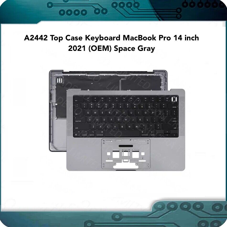 A2442 Top Case Keyboard MacBook Pro 14 inch 2021 (OEM) Space Gray