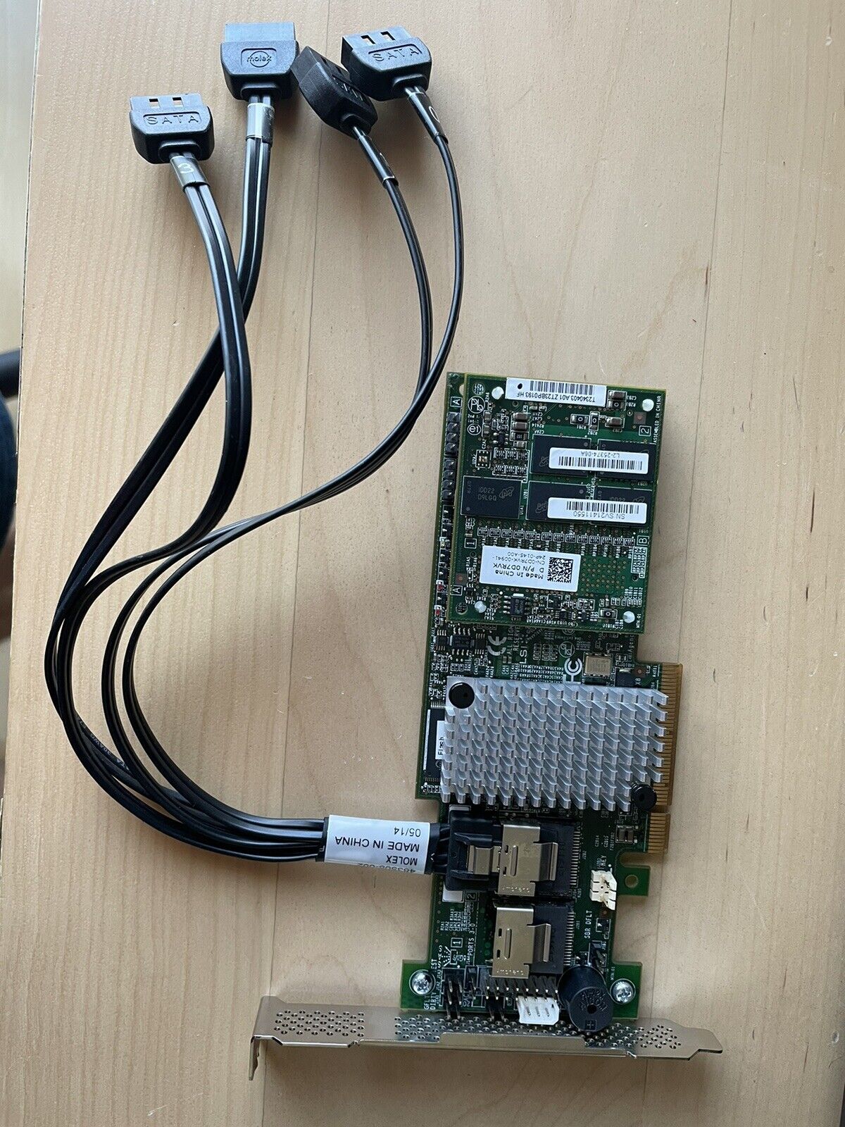 LSI  MEGARAID 8-PORT 6GB SAS/SATA PCIE RAID CONTROLLER  MR SAS 9270-8I LONG BRKT