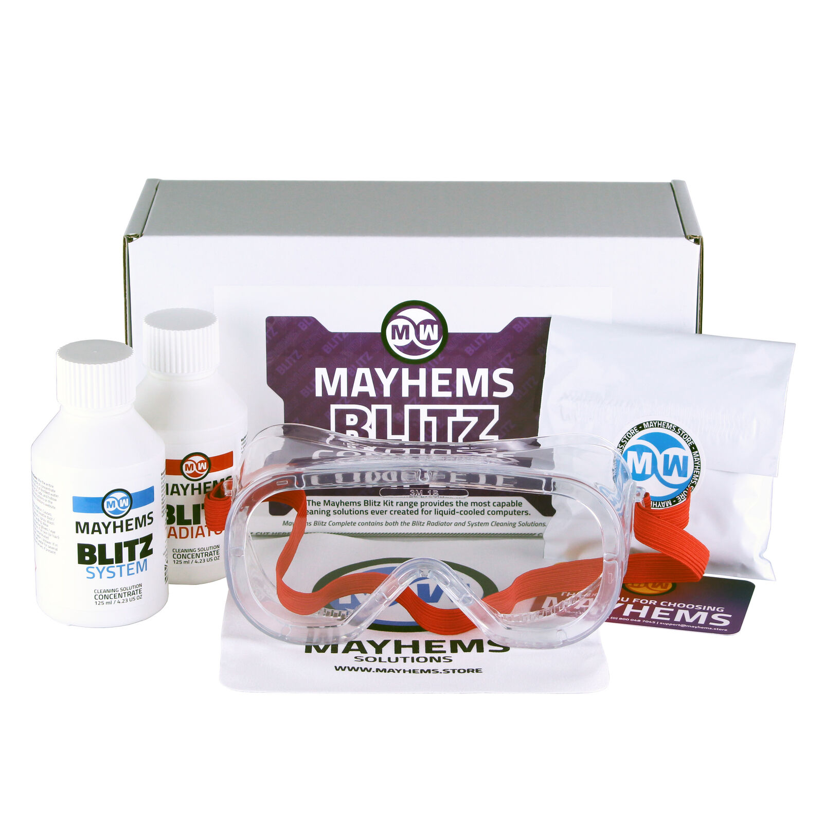 Mayhems - PC Cleaning Kit - Blitz Complete - Radiator and Coolant Loop Cleaning