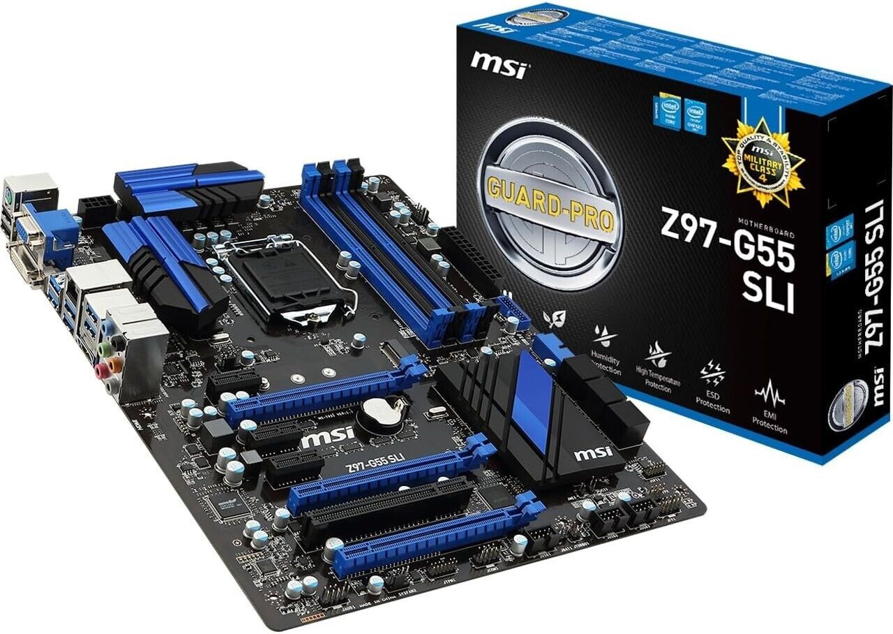 MSI Z97-G55 SLI Intel LGA1150 Z97 ATX Motherboard