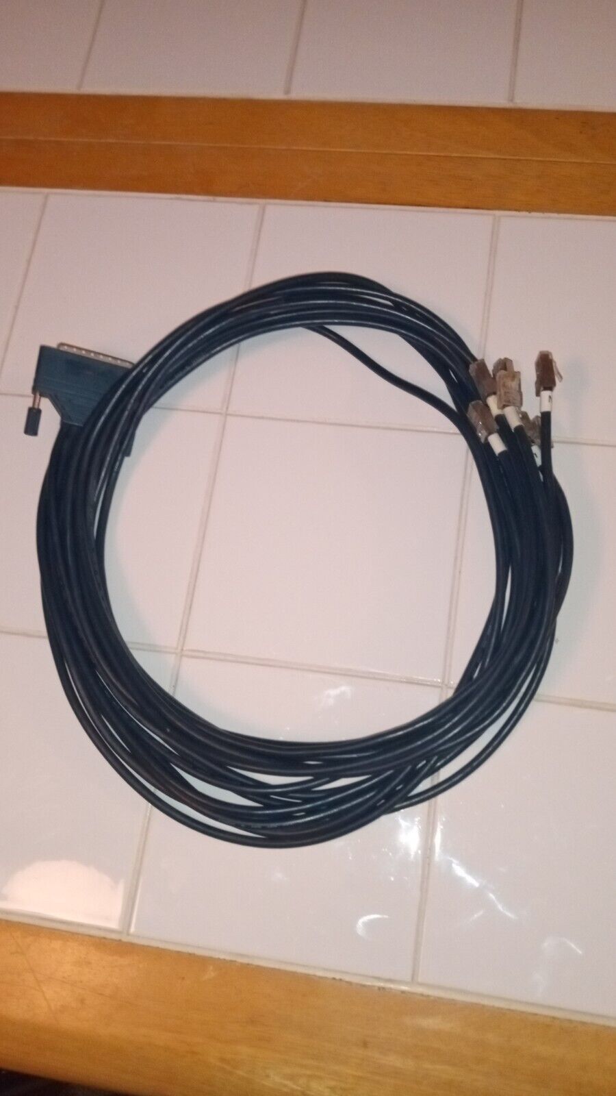 OEM Cisco 72-0990-01 CAB-OCTAL-MODEM-10 Micro-D68M to 8x Ethernet RJ45 Cable 5FT