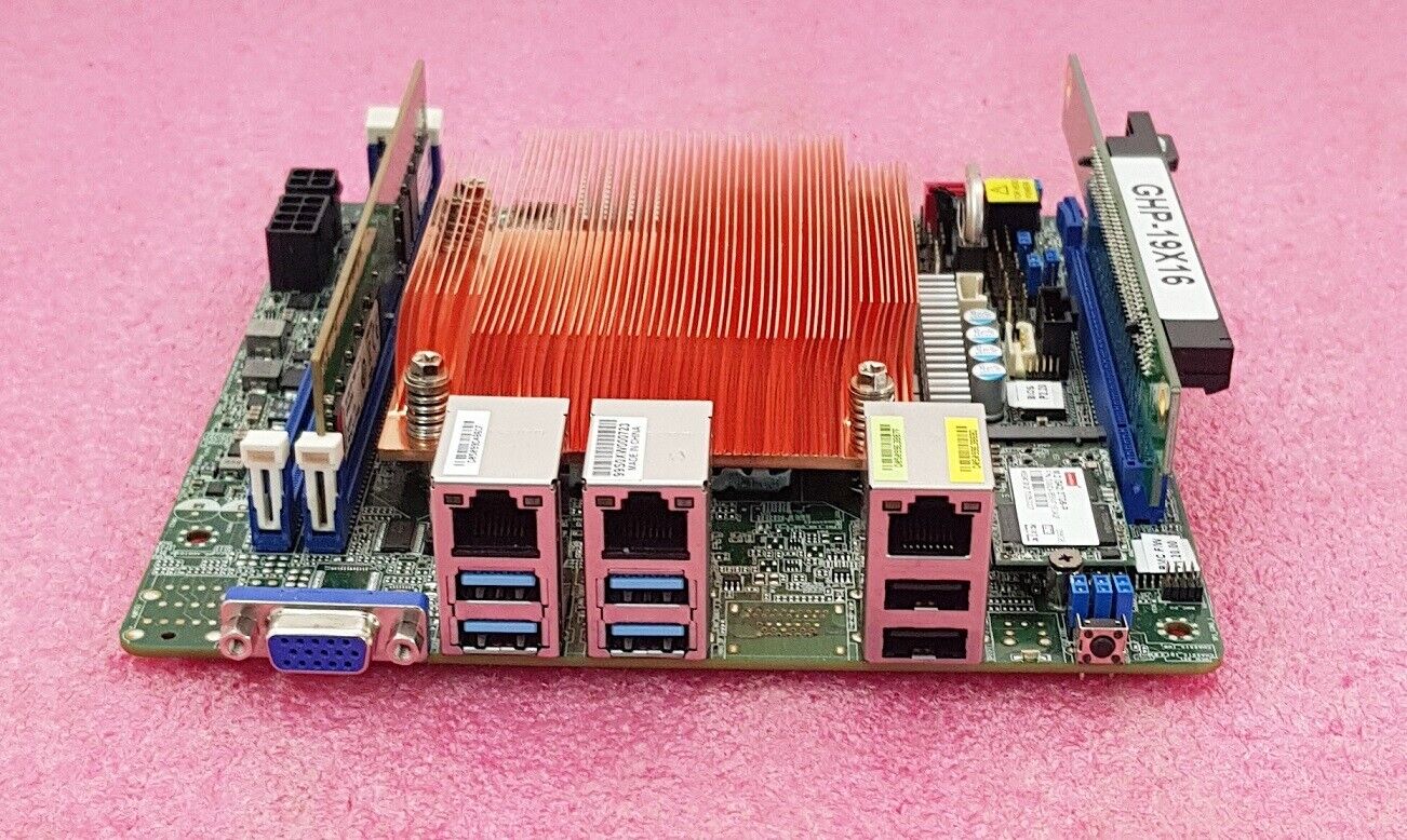 AsRock E3C246D2I Mini-ITX  Motherboard With E-2126G Xeon Cpu + 8GB PC4-2666V Ram