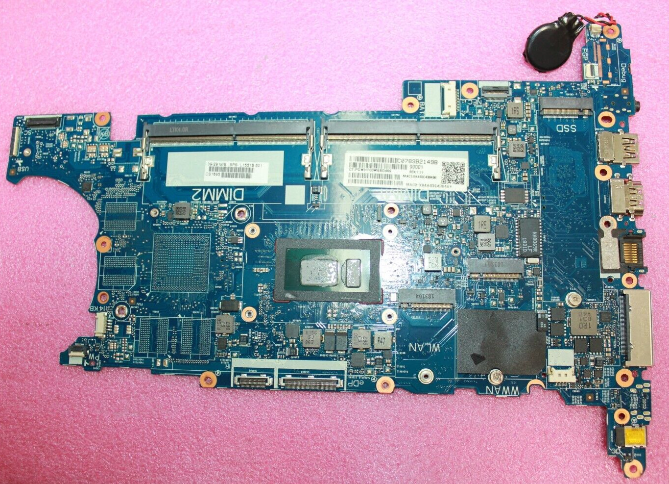 Genuine HP Elitebook 840 G5 Intel i5-8350U Motherboard L15518-601