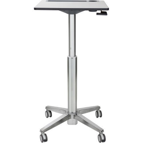 Ergotron-New-24-481-003 _ INCLUDES ADJUSTABLE-HEIGHT BASE  WORKSURFACE
