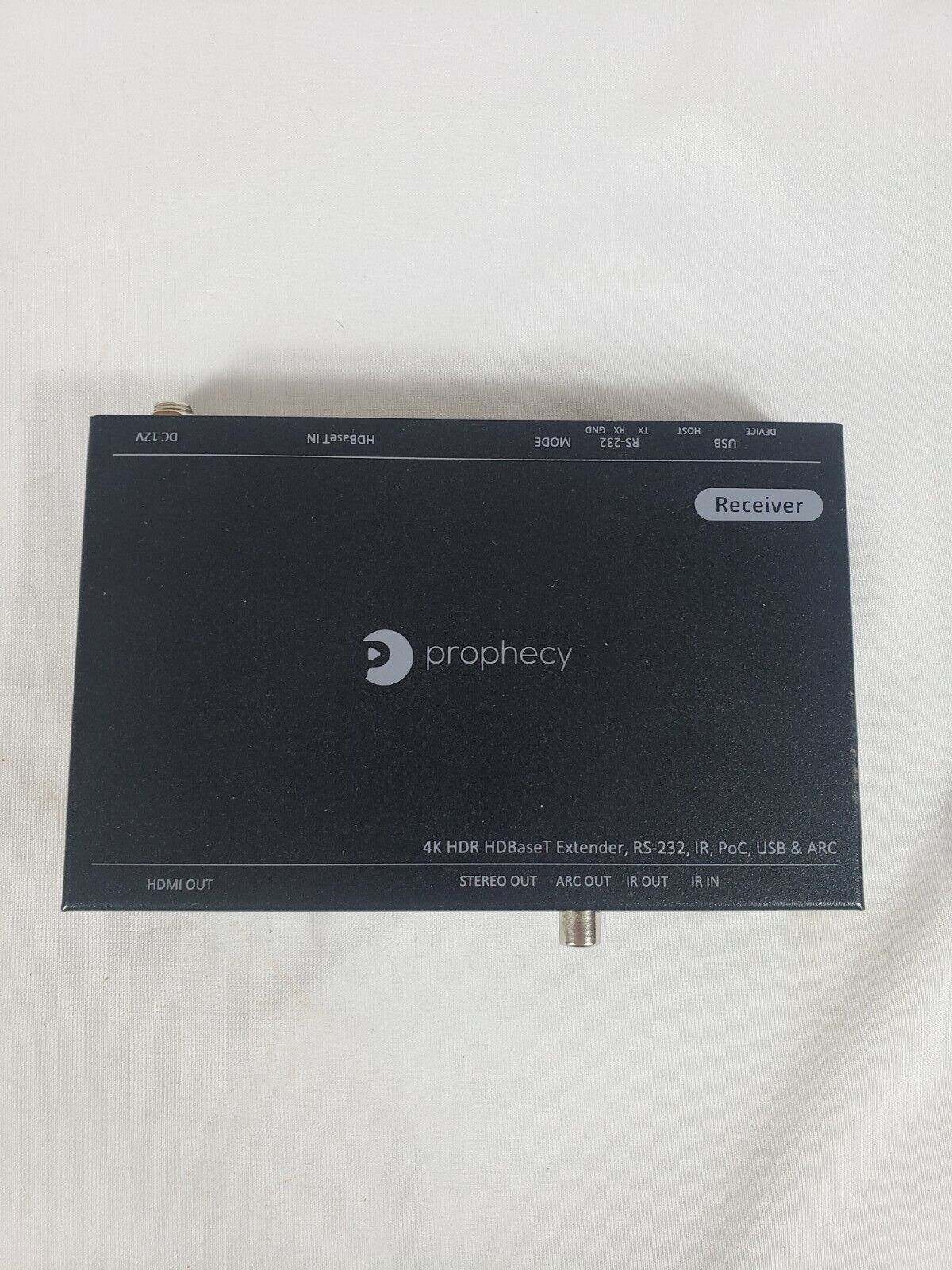prophecy 4K HDBaseT Extender RS-232Works great Ships free and fast 