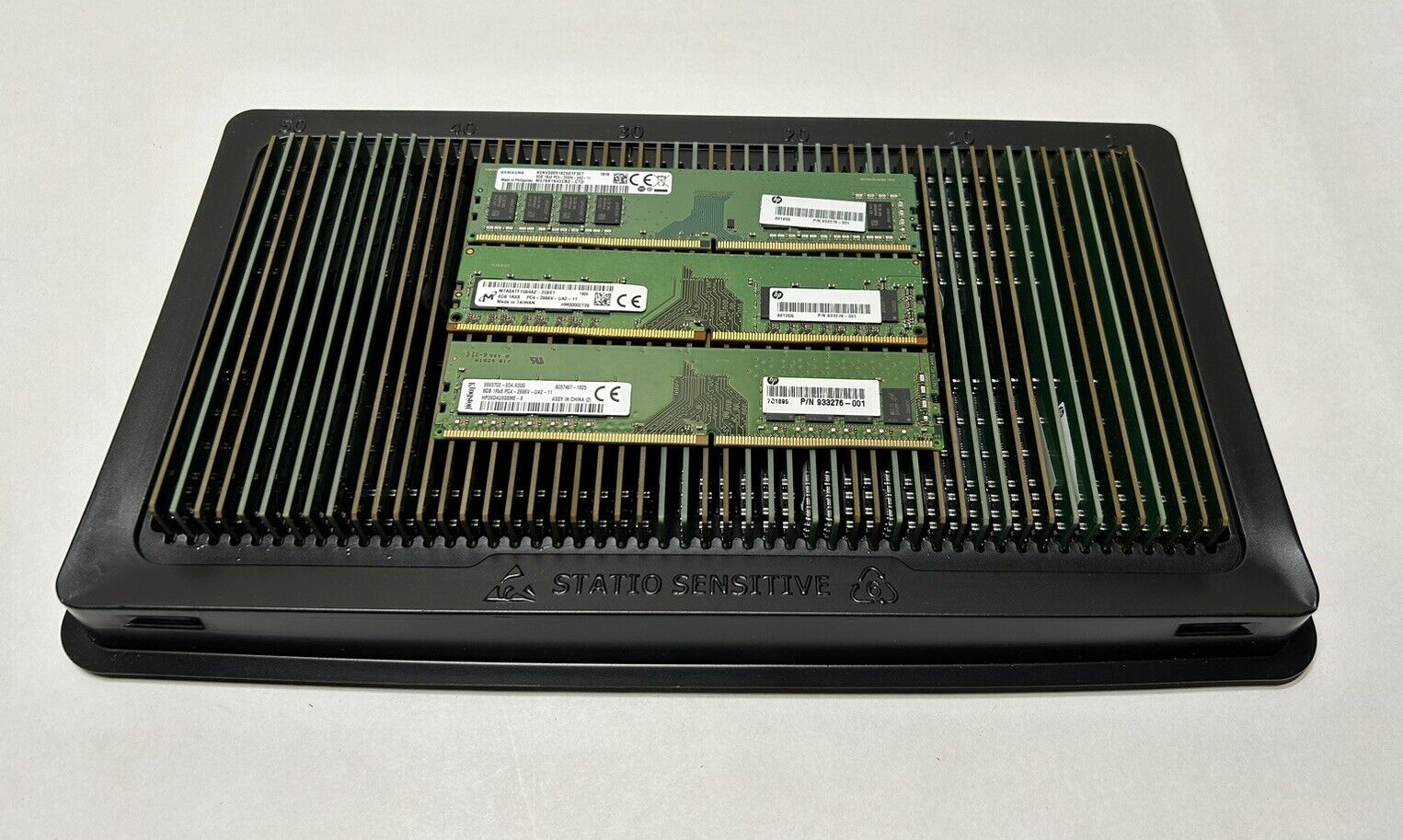 Lot of 50 DDR4 8GB PC4-2666V Desktop Memory RAM Mixed Major Brands