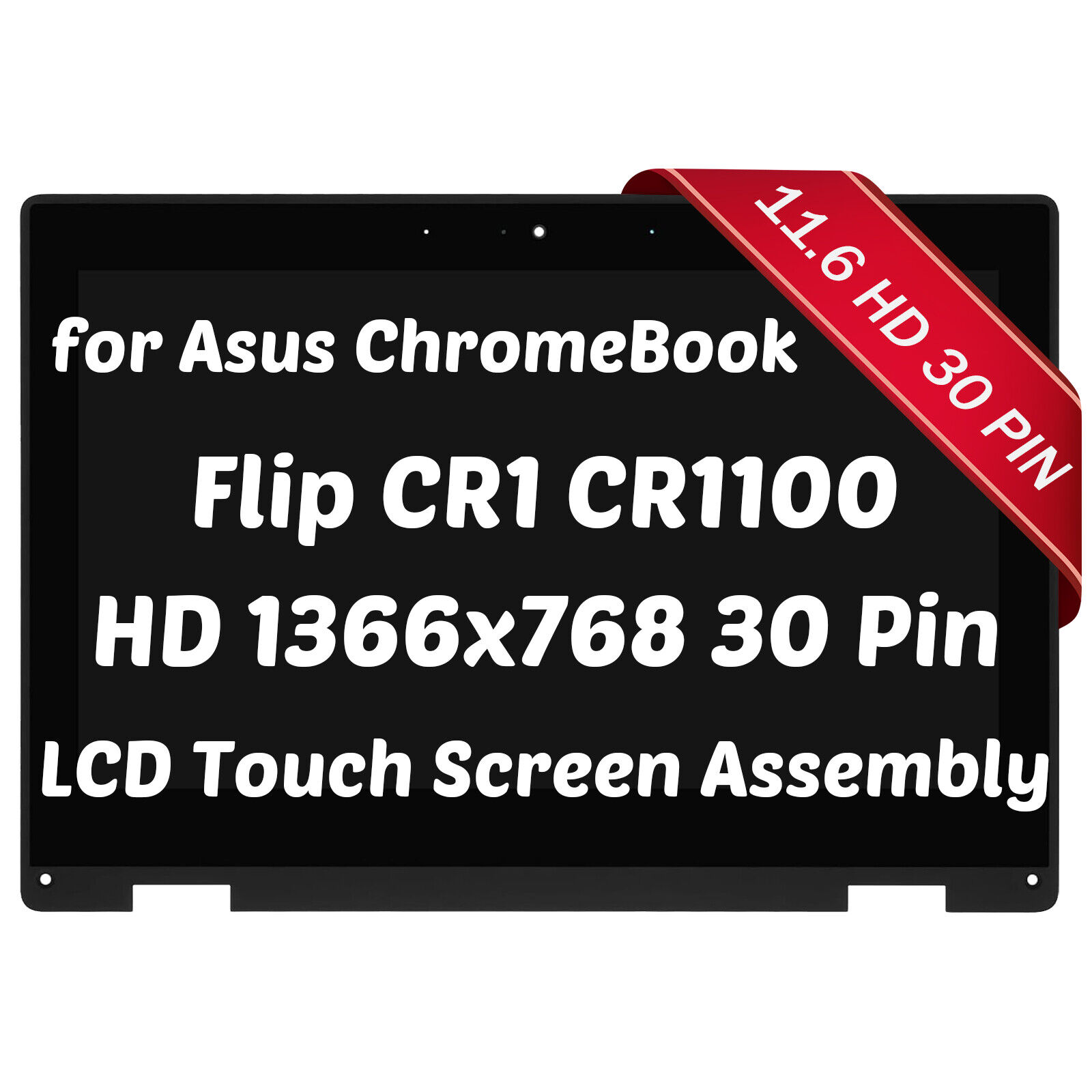 for ASUS Chromebook Flip CR1 CR1100FKA-YZ182T-S IPS LED LCD Touchscreen Assembly