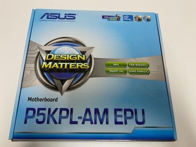 Asus P5KPL-AM EPU LGA775 Motherboard NEW Factory boxed with accessories