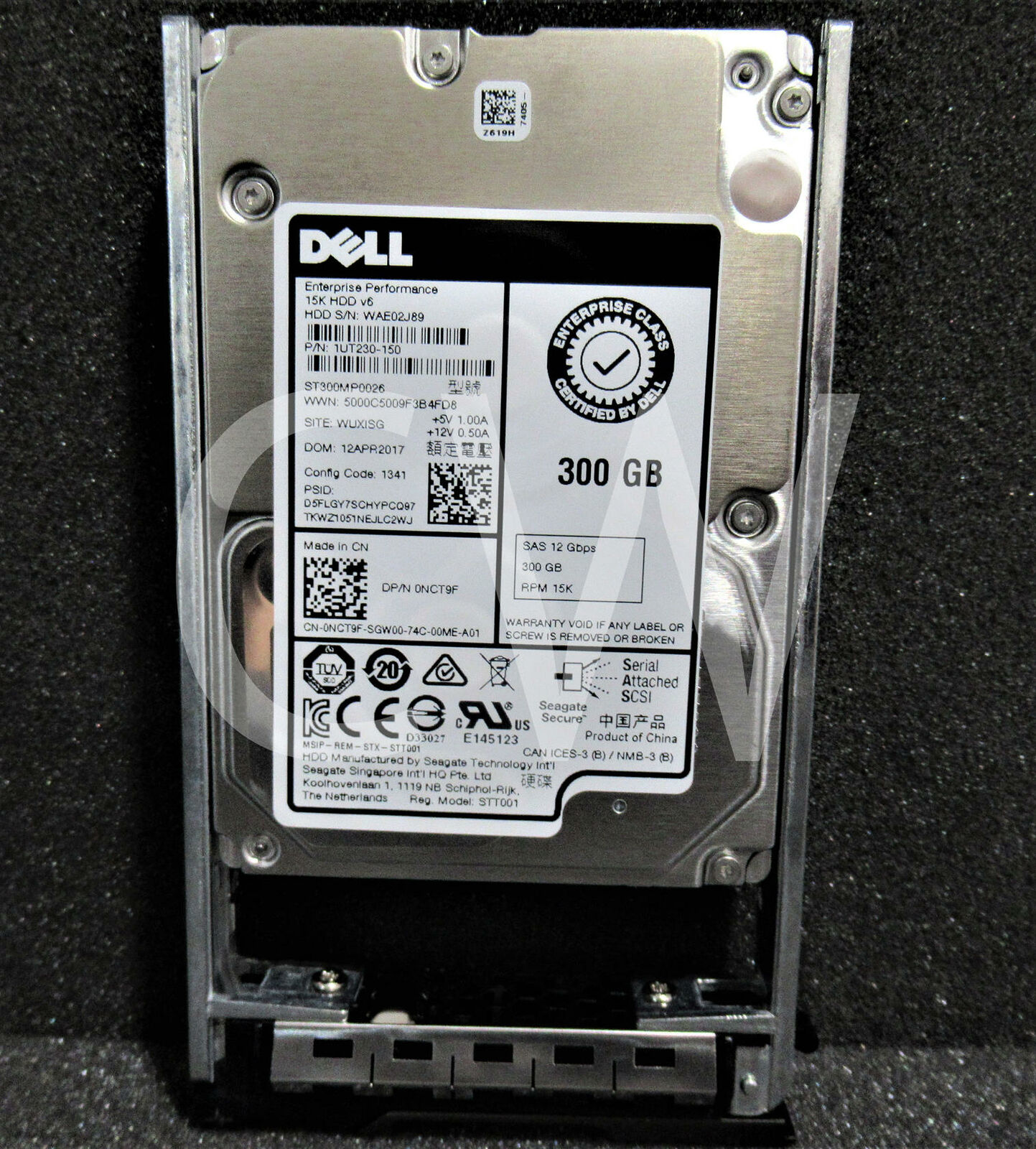 NCT9F 0NCT9F Dell ST300MP0026 300GB 15K RPM 12Gbps 2.5