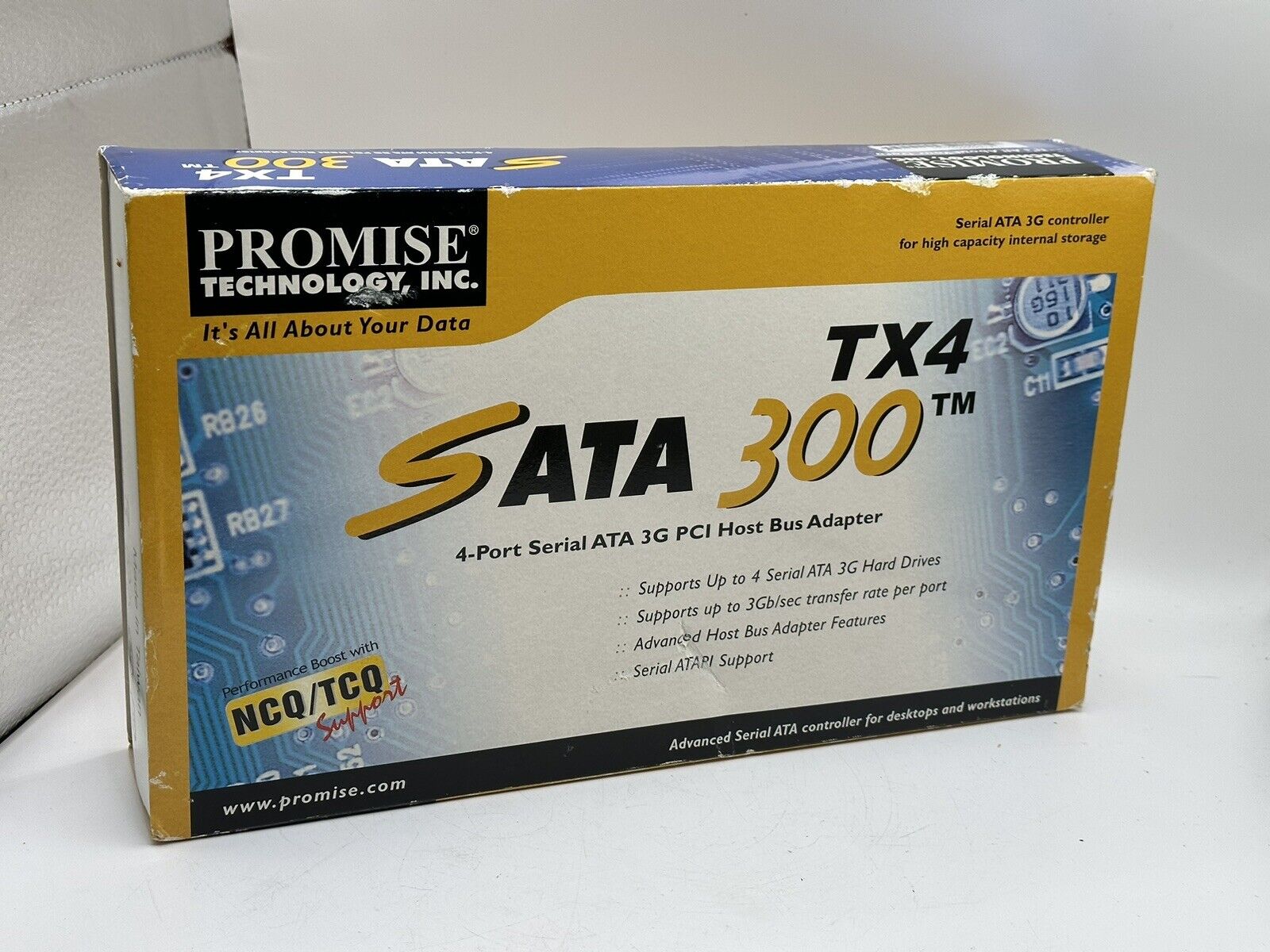 PROMISE SATA 300 TX4 PCI 4 port Serial ATA 3G Host Bus Adapter