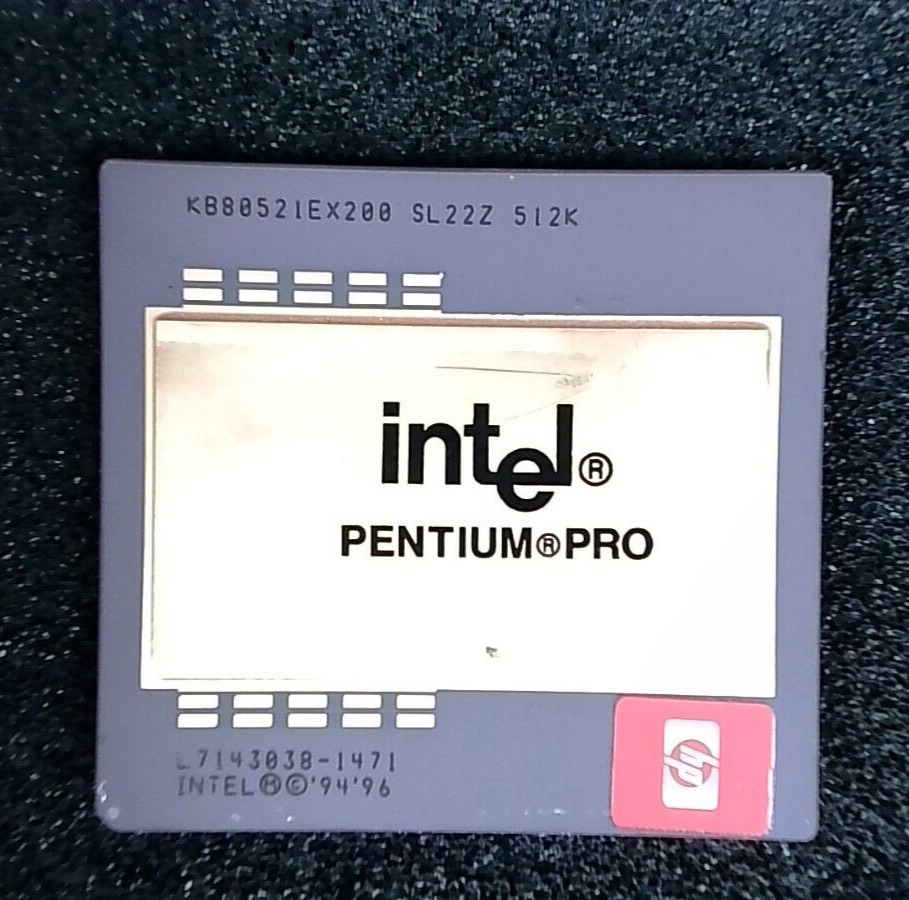 Intel Pentium Pro Socket 8 CPU 200MHZ 512K CACHE SL22Z  KB80521EX200