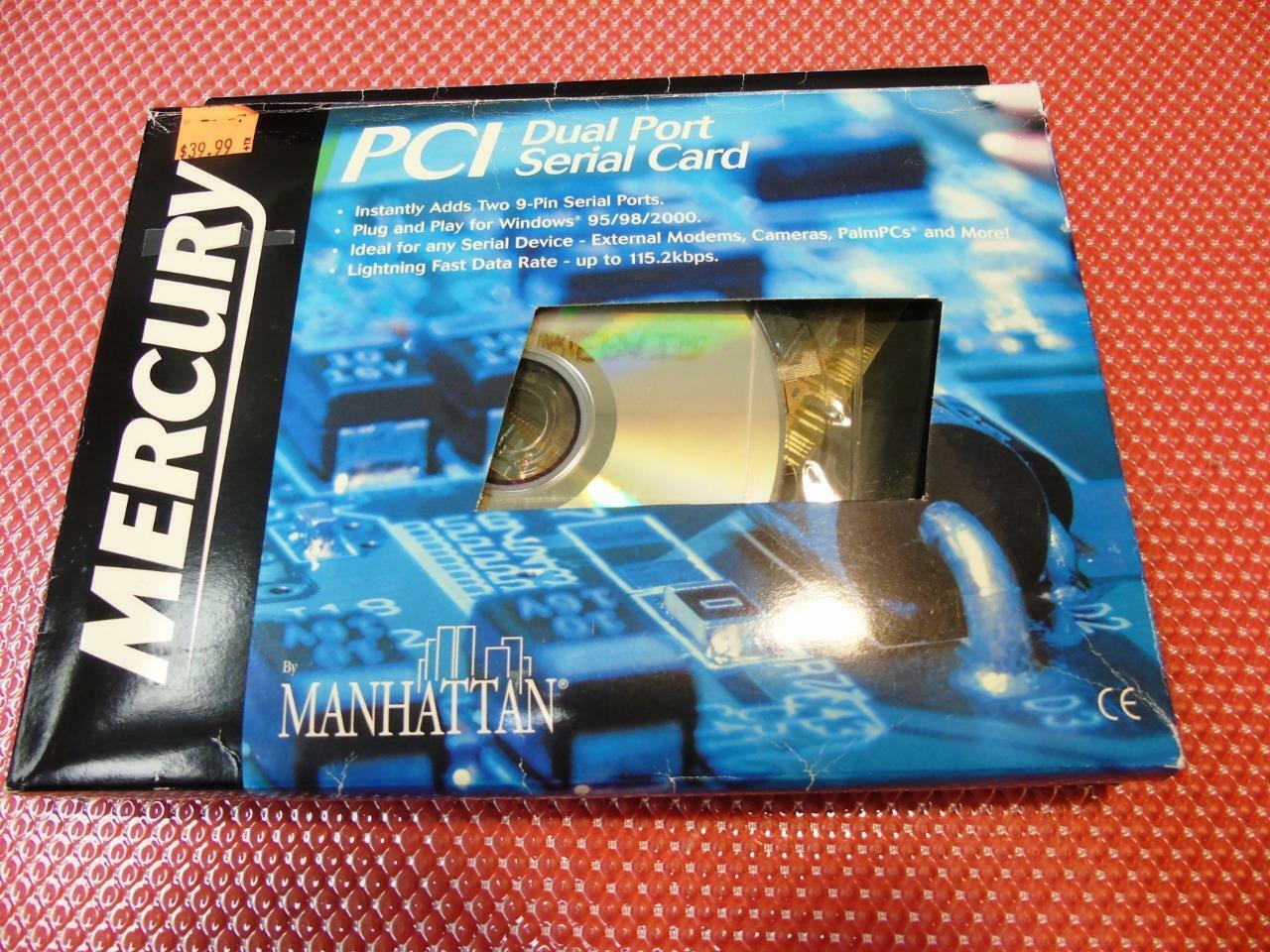Manhattan Mercury PCI Dual Port 2-Port Serial Card - ICC-IO-2S-PCI