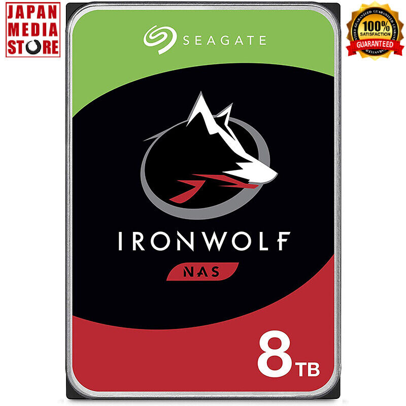 Seagate IronWolf 8TB Internal Hard Disk HDD 3.5inch SATA 7200rpm NAS ST8000VN004