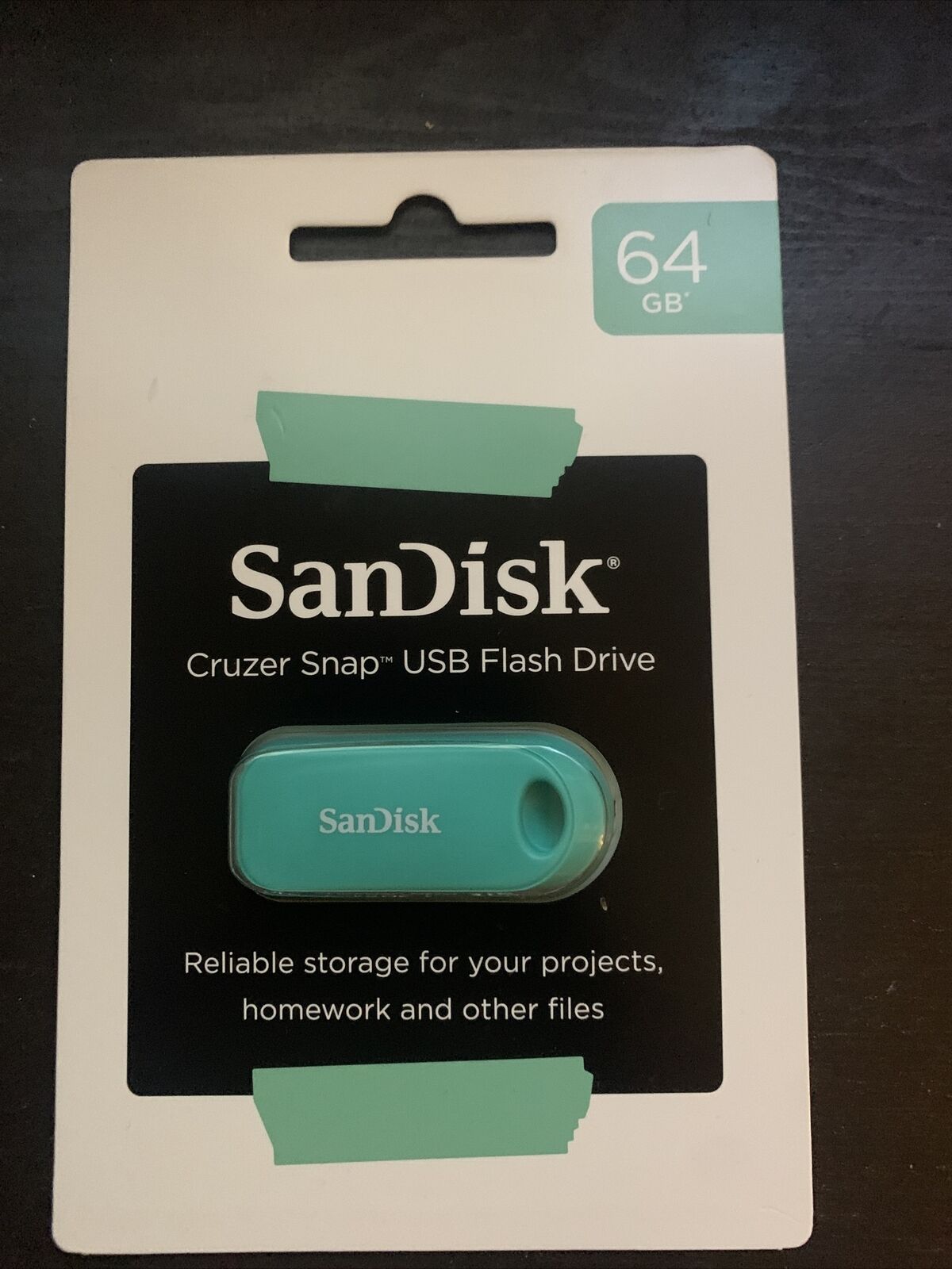 SanDisk Cruzer Snap 64GB USB Flash Drive SDCZ62-064G-A4CG.  E1
