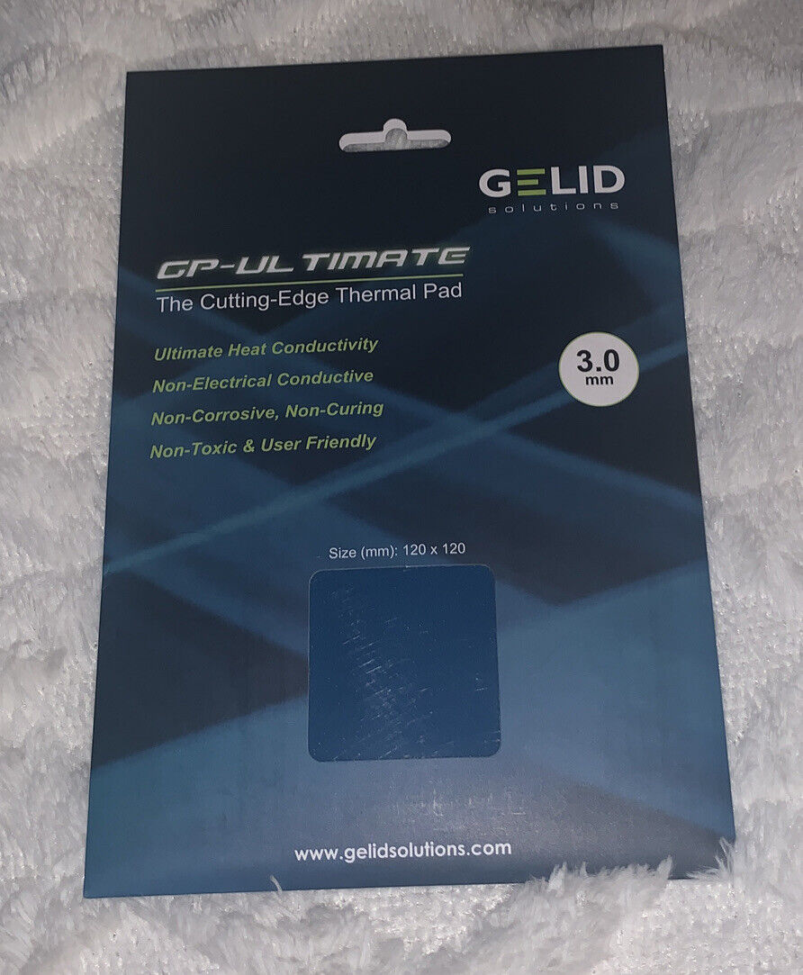 Gelid Solutions ~ GP-Ultimate ~ Thermal Pad ~ 120x120  ~ 3.0mm ~ Blue ~ Sealed