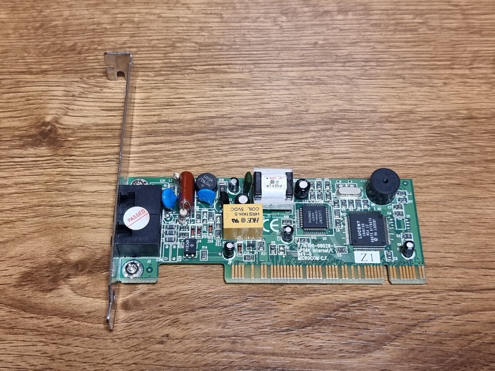 VINTAGE PCI MODEM CARD - DP56K INTERNAL, 94V-0, MICROCOM, LUCENT 1646T00