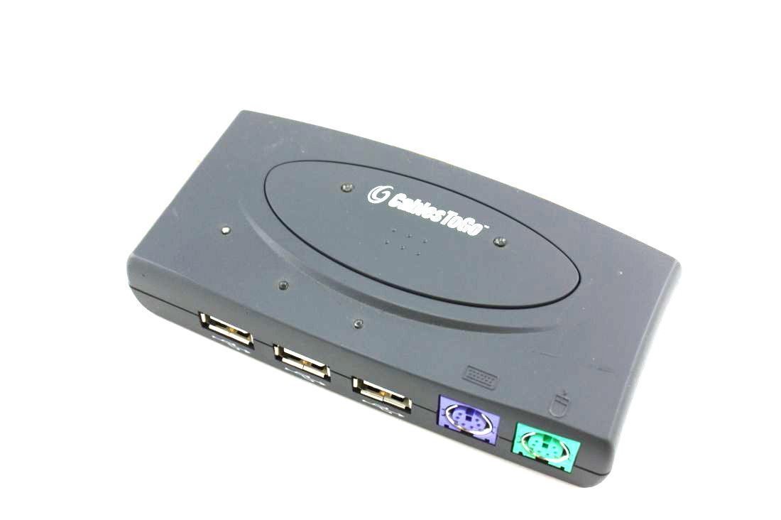 Genuine CablesToGo C2G TruLink KVM Switch USB 2-Port VGA/USB & PS/2  35554