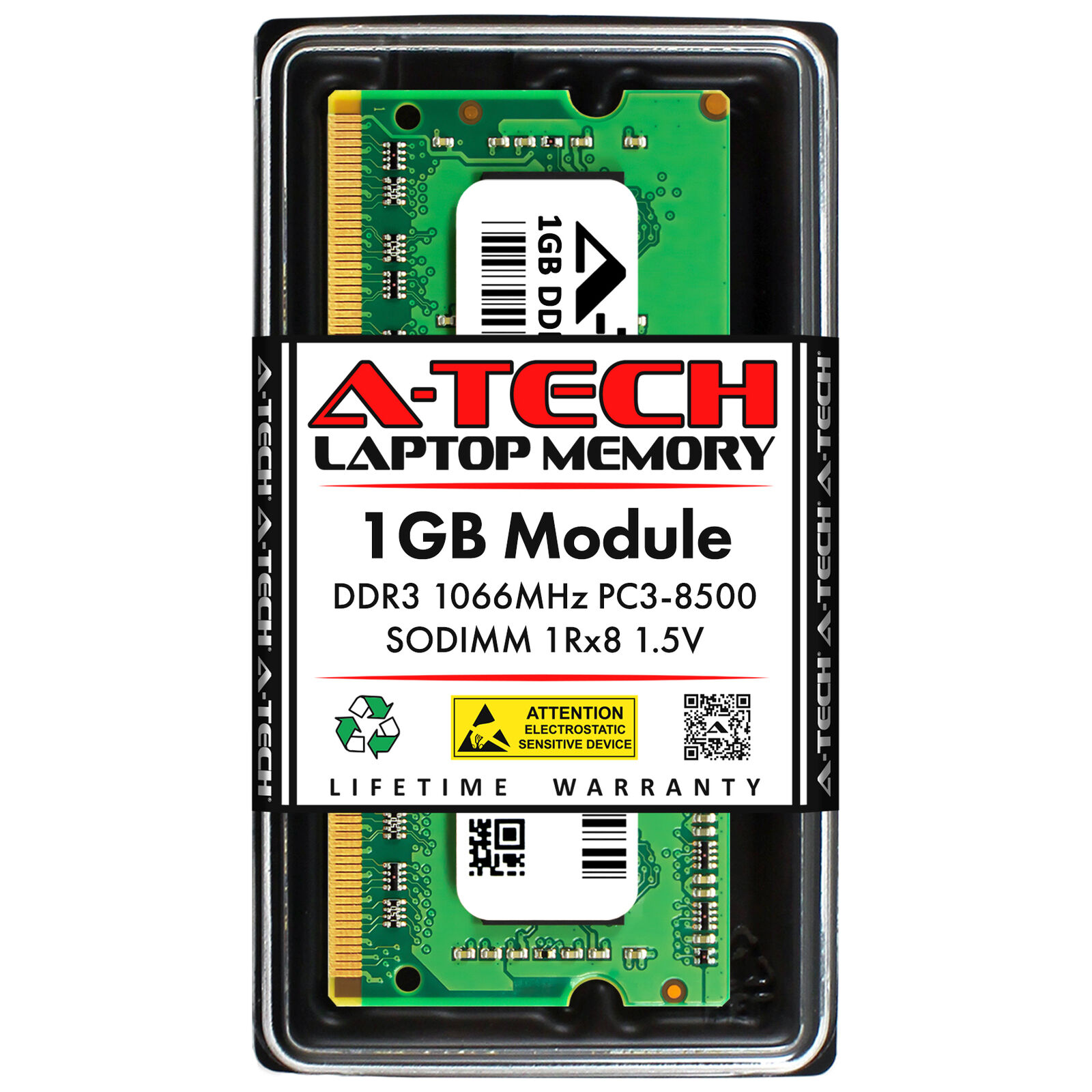 1GB DDR3-1066 SODIMM Samsung M471B2873EH1-CF8 Equivalent Laptop Memory RAM