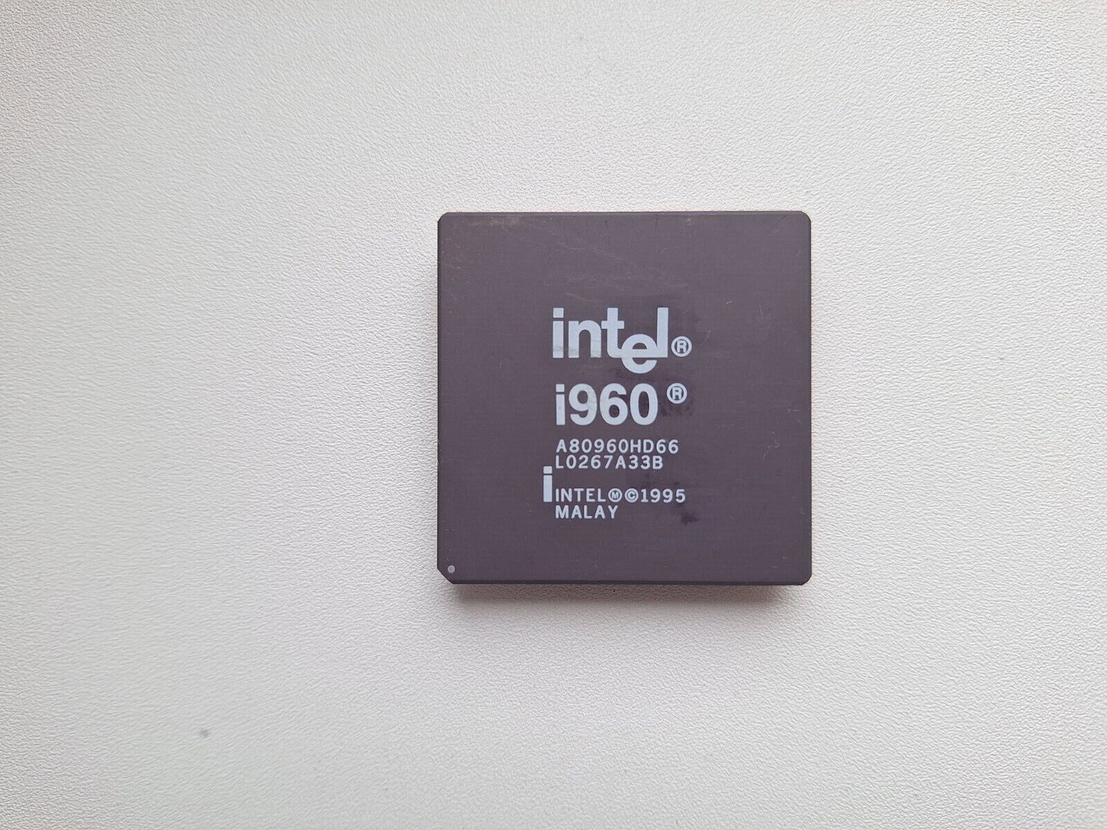 Intel A80960 I960 A80960HD66 A80960HA33 A80960CA-25 SW030 Vintage CPU, GOLD