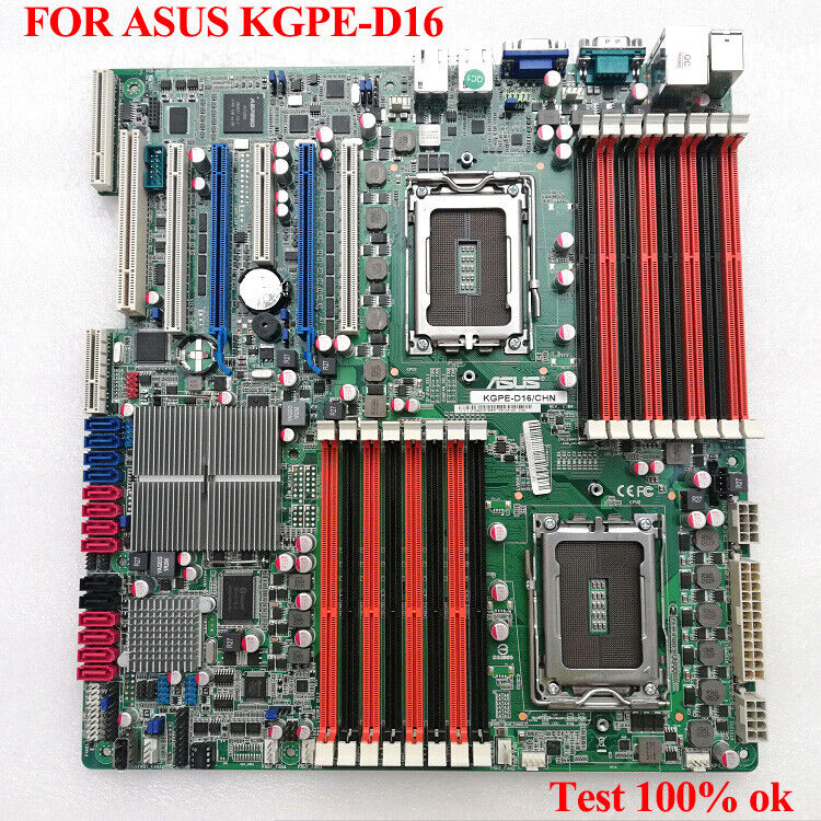 FOR ASUS KGPE-D16 AMD G34 Dual-Channel Opteron Server Motherboard Test ok