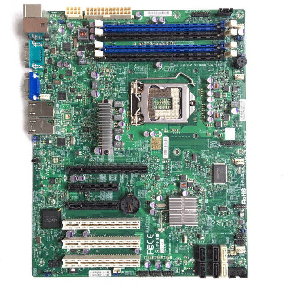 Supermicro X9SCA-F single-channel for workstation server CPU C204 1155 pin