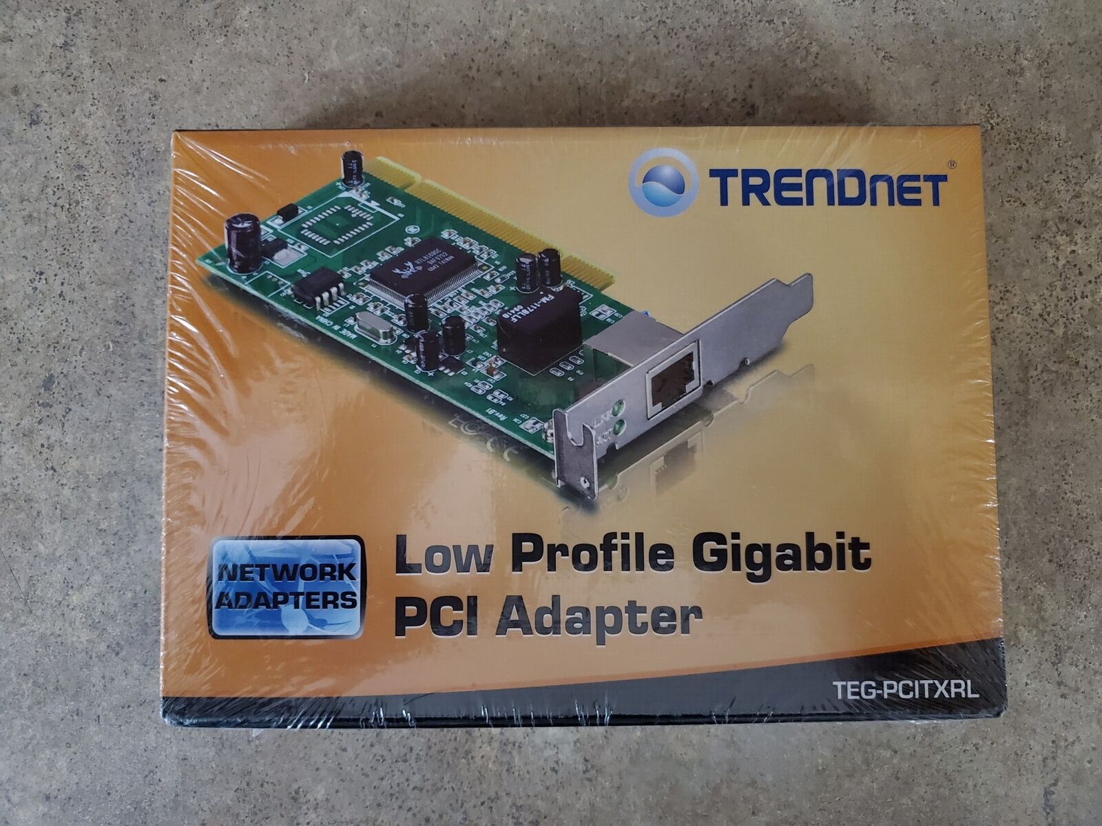 TRENDNET GIGABIT PCI NETWORK ADAPTER TEGPCITXR PCI NETWORK CARD H/W:3.1R / JT-35