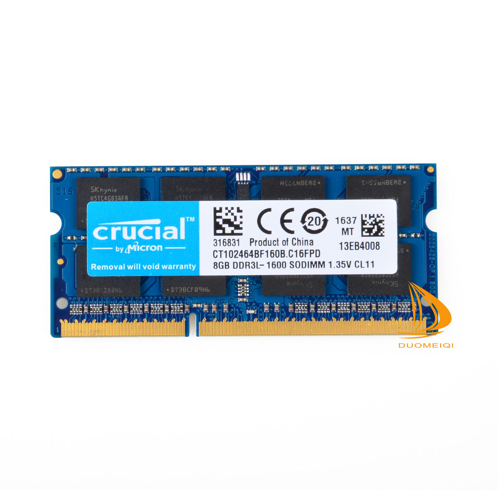 For Crucial 16GB 8GB 2Rx8 PC3L-12800S DDR3-1600Mhz SO-DIMM Laptop Memory RAM