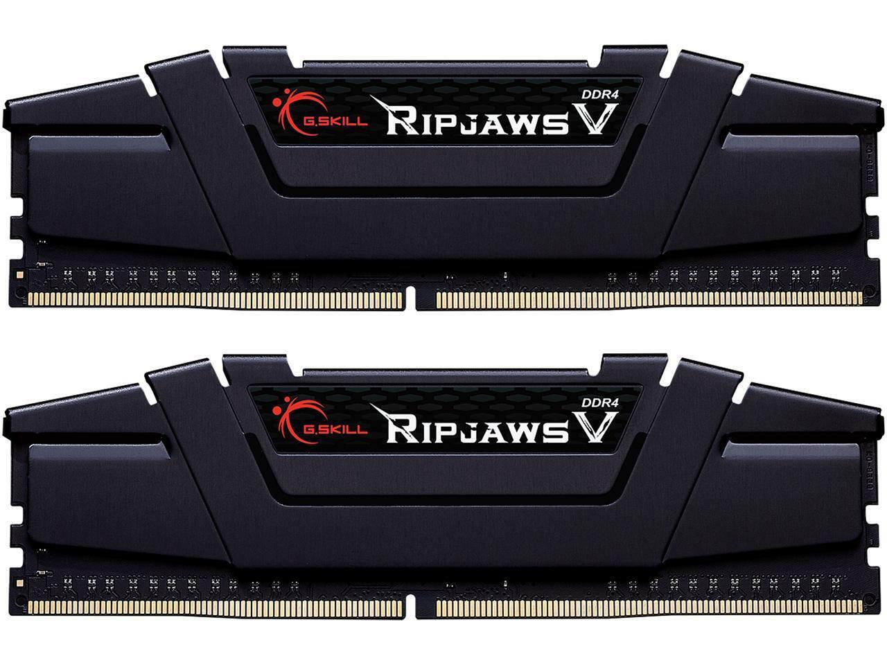 G.SKILL Ripjaws V Series 64GB (2 x 32GB) 288-Pin PC RAM DDR4 4400 (PC4 35200) In