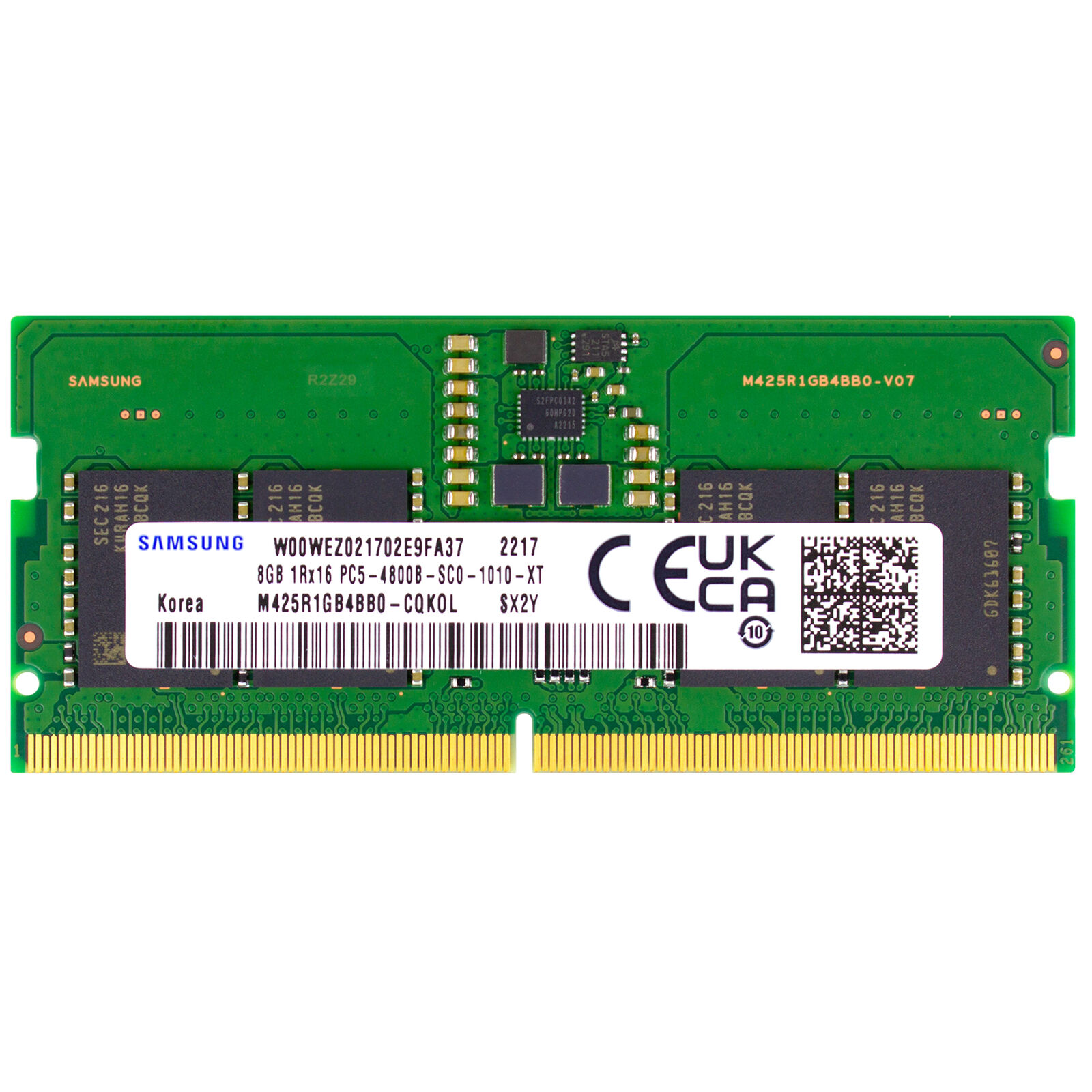 Samsung 8GB PC5-38400 DDR5 4800 MHz SO-DIMM Laptop Memory RAM (M425R1GB4BB0-CQK)