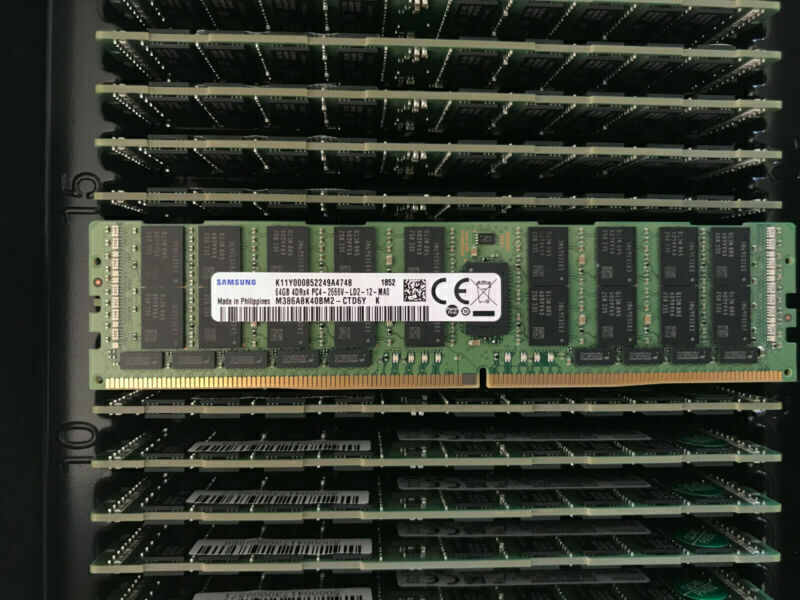 64GB RAM DDR4 Samsung 4DRx4 PC4-2666V M386A8K40BM2-CTD6Q M386A8K40BM2-CTD6Y K