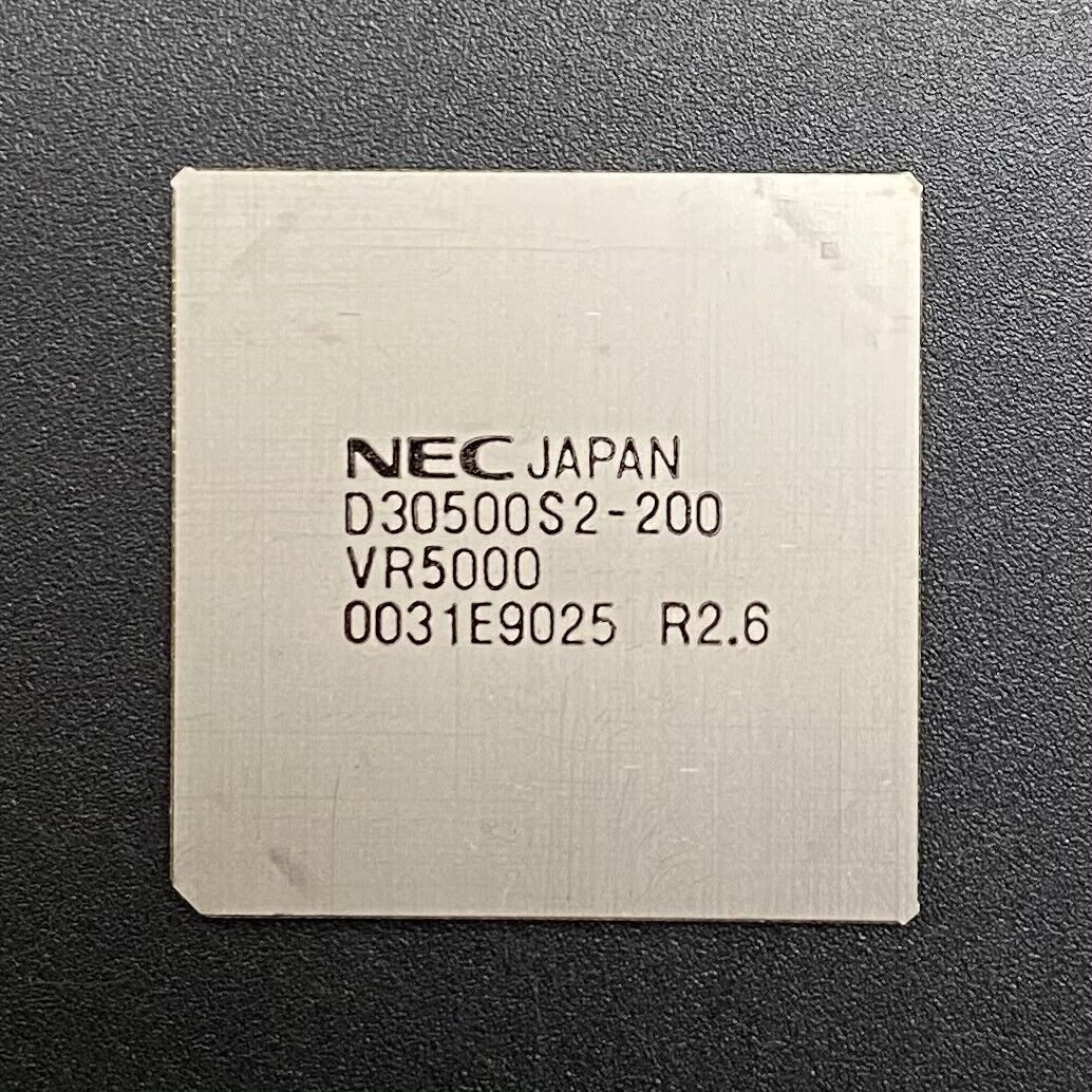 NEC VR5000 CPU D30500S2-200 MIPS 64-bit RISC Microprocessor BGA 200MHz UPD30500
