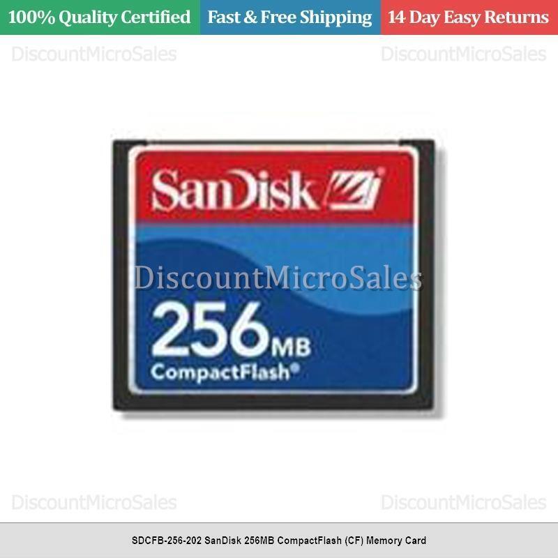SDCFB-256-202 SanDisk 256MB CompactFlash (CF) Memory Card