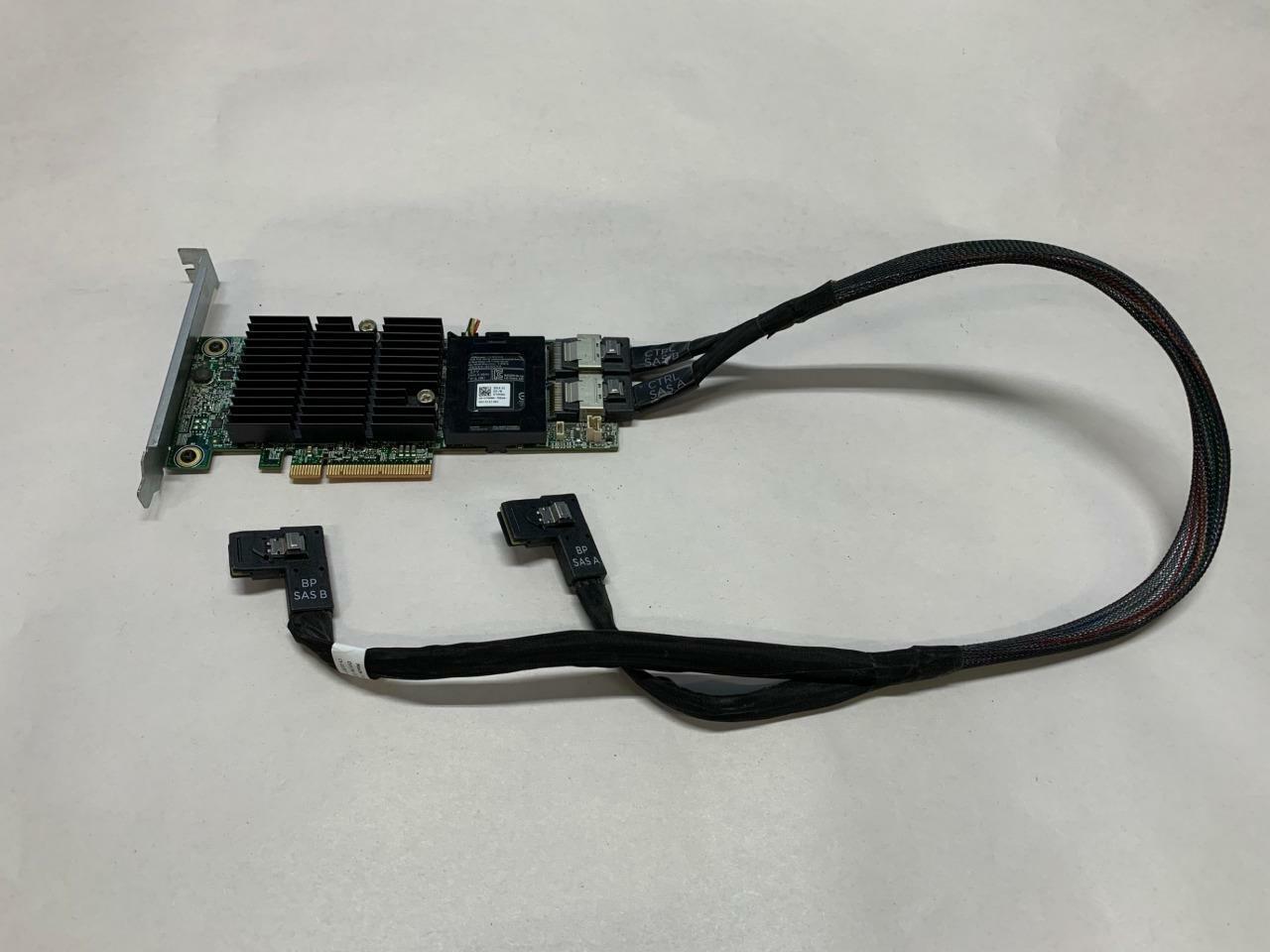 (READ) DELL VM02C POWEREDGE H710 512MB 8-PORT RAID CARD W/ BATTERY & CABLE