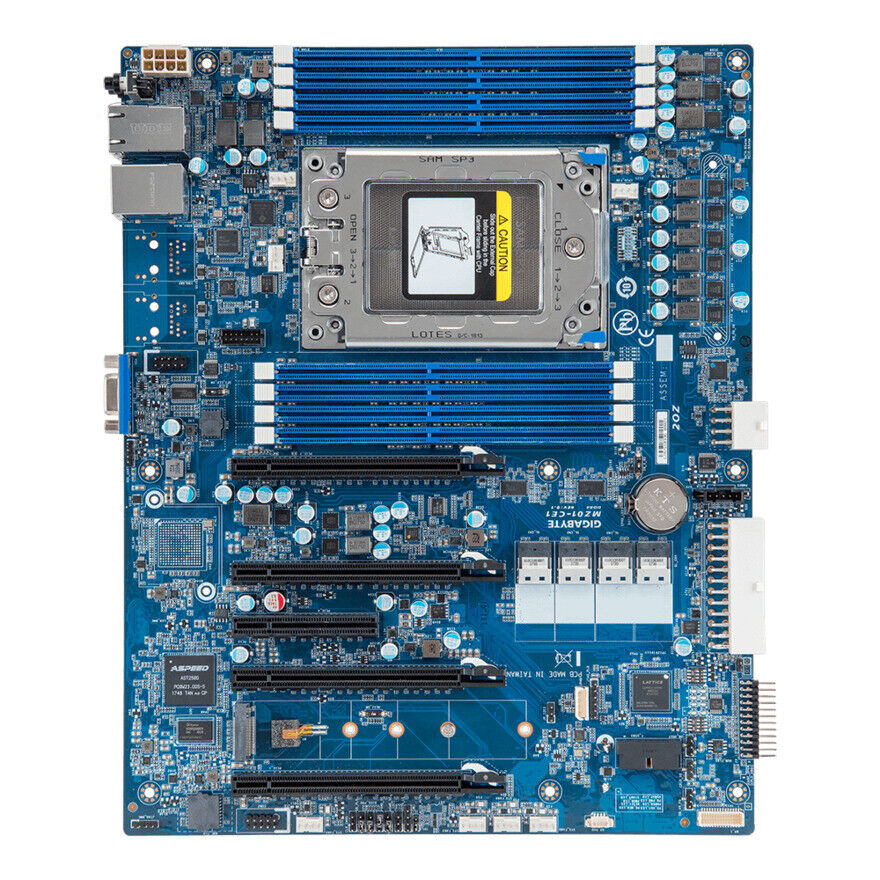 Gigabyte MZ01-CE1 SERVER Motherboard AMD EPYC 7001 MAINBOARD SP3 DDR4