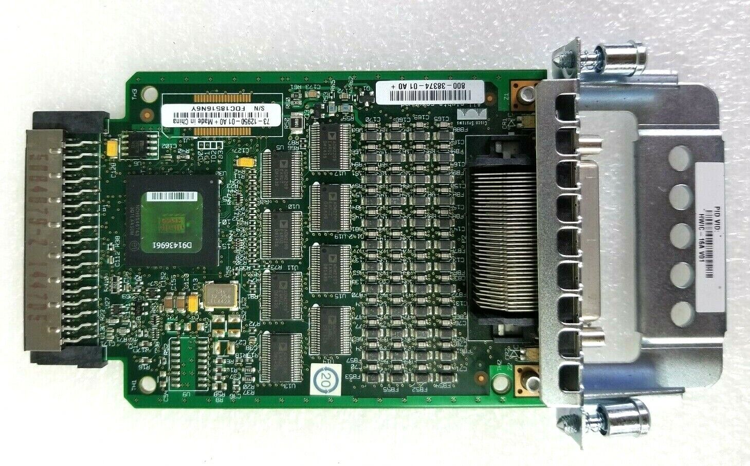 Cisco HWIC-16A V01 16-Port Asynchronous High Speed WAN Interface Router Card
