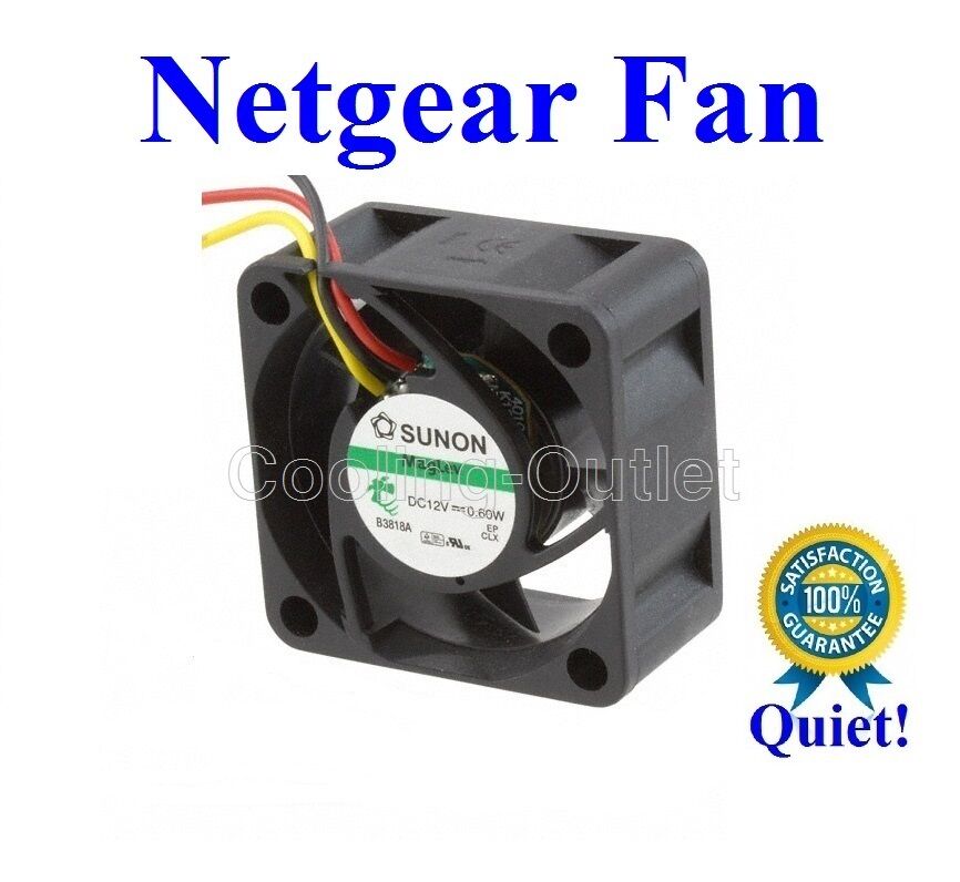1x **Quiet** Replacement Fan for Netgear FS728TP (24~28dBA) Noise level