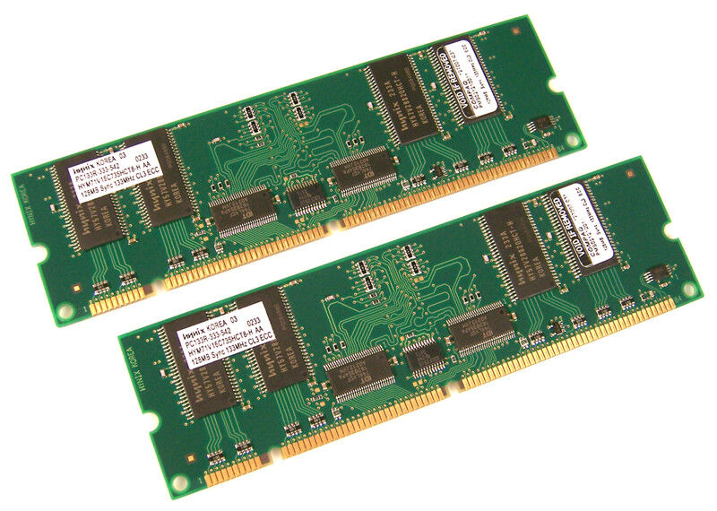 Compaq 256MB 133MHz  ECC New 201692-B21 (2x128MB) Memory