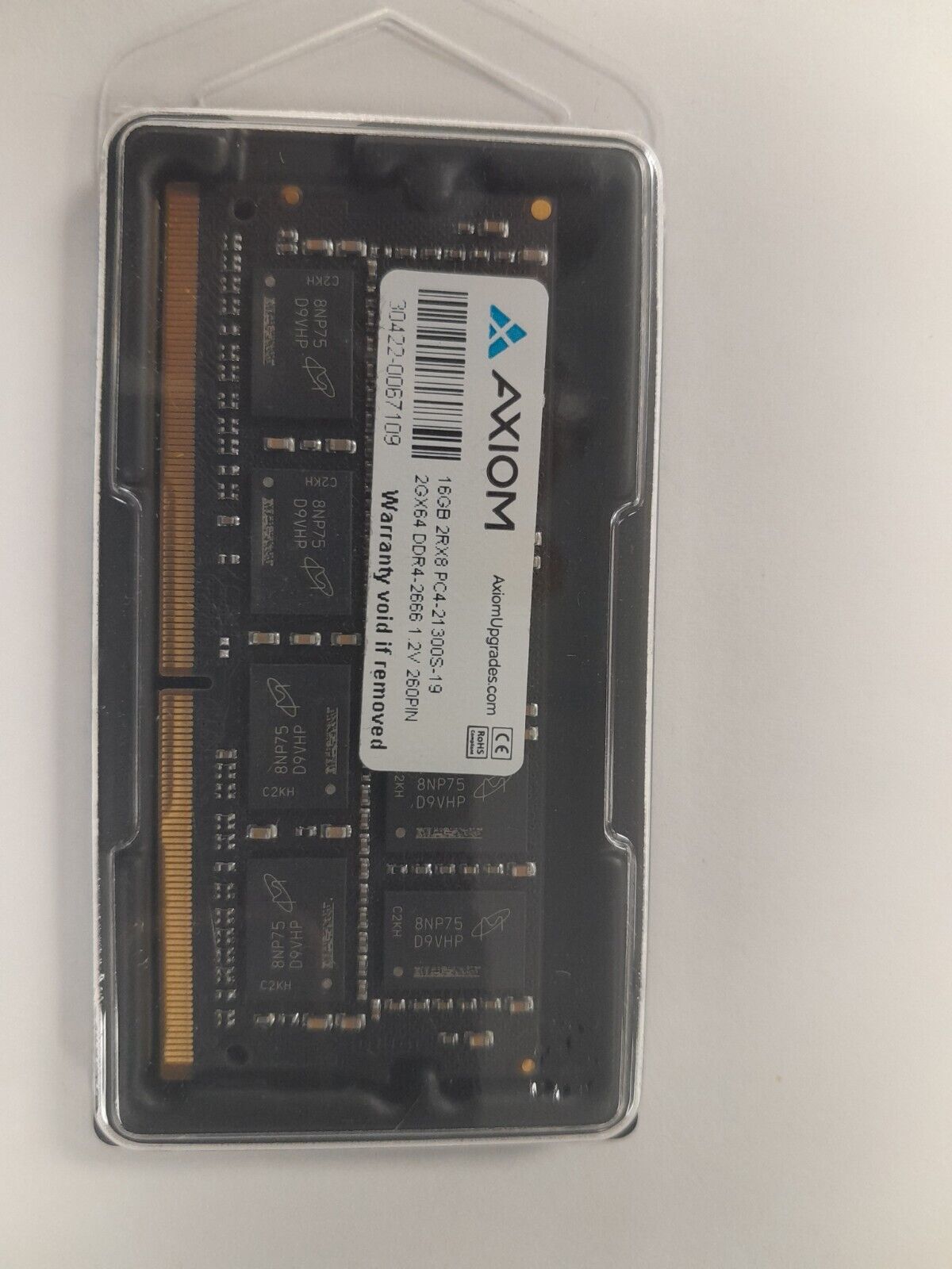 AXIOM Memory 16GB 4X70W30751-AX DDR4 2666 Sodimm For Notebooks
