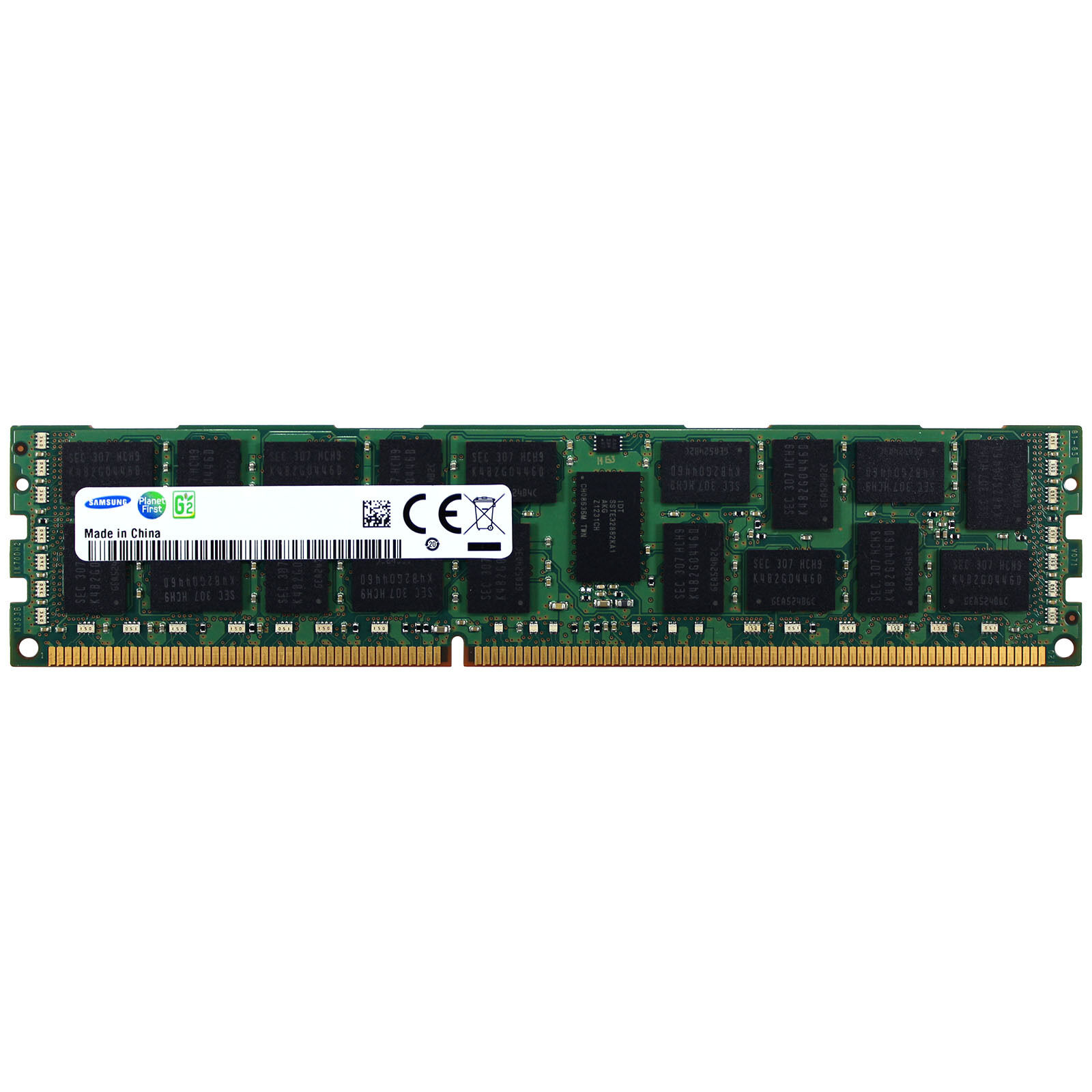 Samsung 16GB 2Rx4 PC3L-12800R DDR3-1600 1.35V ECC REG RDIMM Server Memory RAM 1x