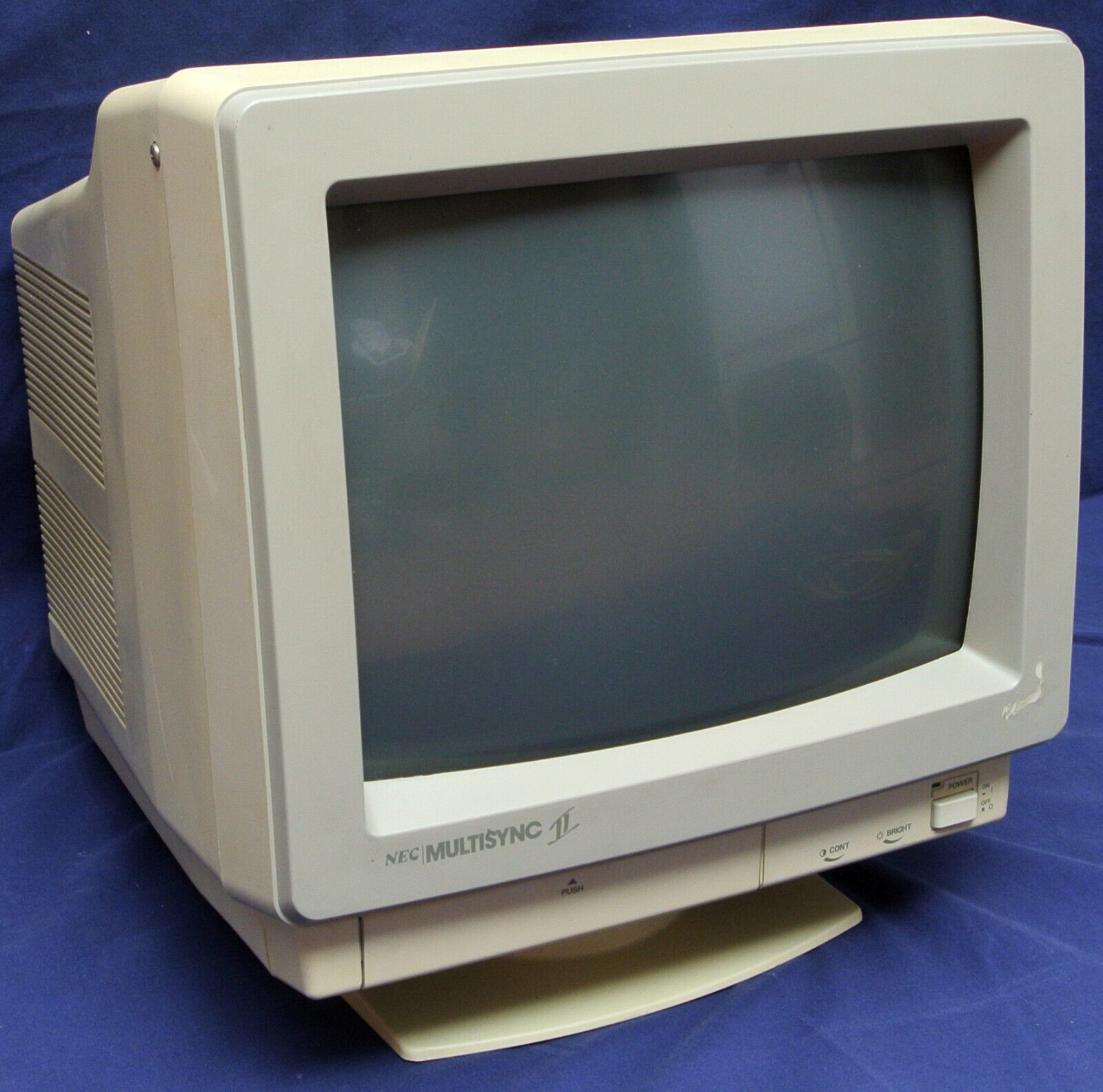 NEC Multisync II JC-1402HMA VGA EGA CGA Analog TTL Computer Monitor Vintage 1988