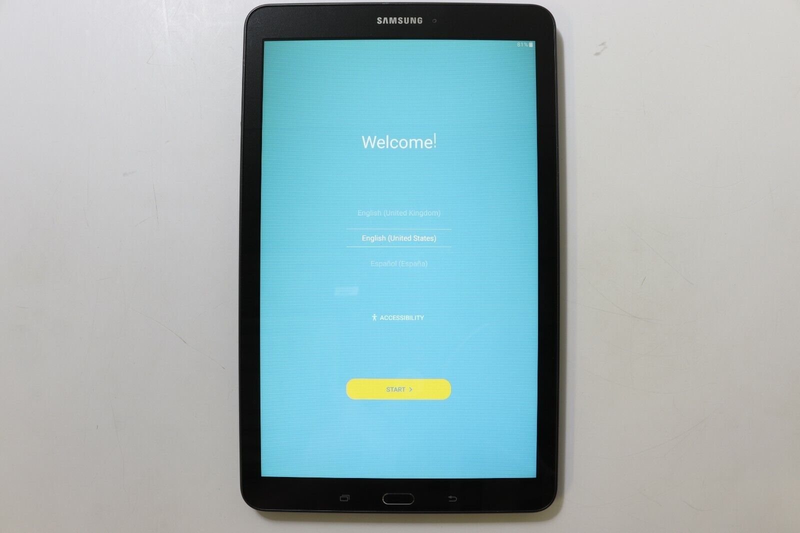 Samsung Galaxy Tab E 9.6 SM-T560NU 16GB, (Wi-Fi-ONLY) Black (0048)