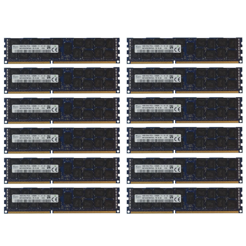 192GB Kit 12 16GB HP Proliant BL680C DL165 DL360 DL380 DL385 DL580 G7 Memory Ram