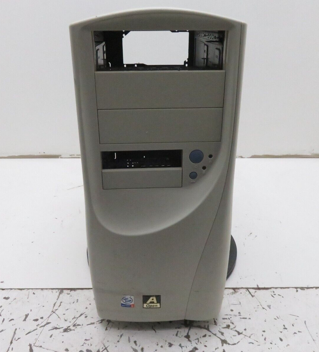 Vintage AOpen KF45A Retro PC Case Beige Computer Case ATX Tower
