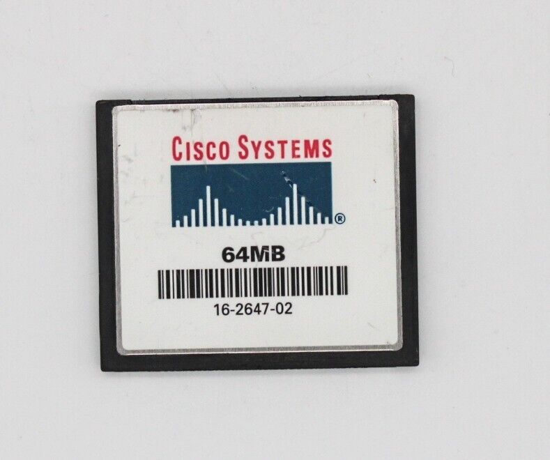 Cisco 64MB Flash Card 16-2647-02 Compact Flash