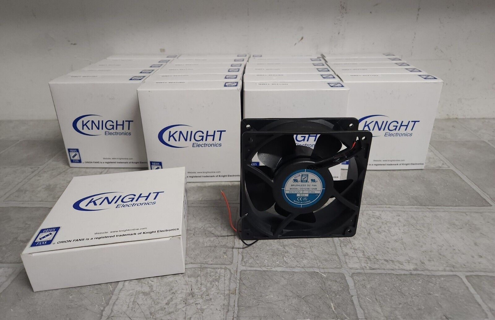 OPEN BOX Lot of 23 Knight Electronics Orion Cooling PC Fan OD1238-12MB 