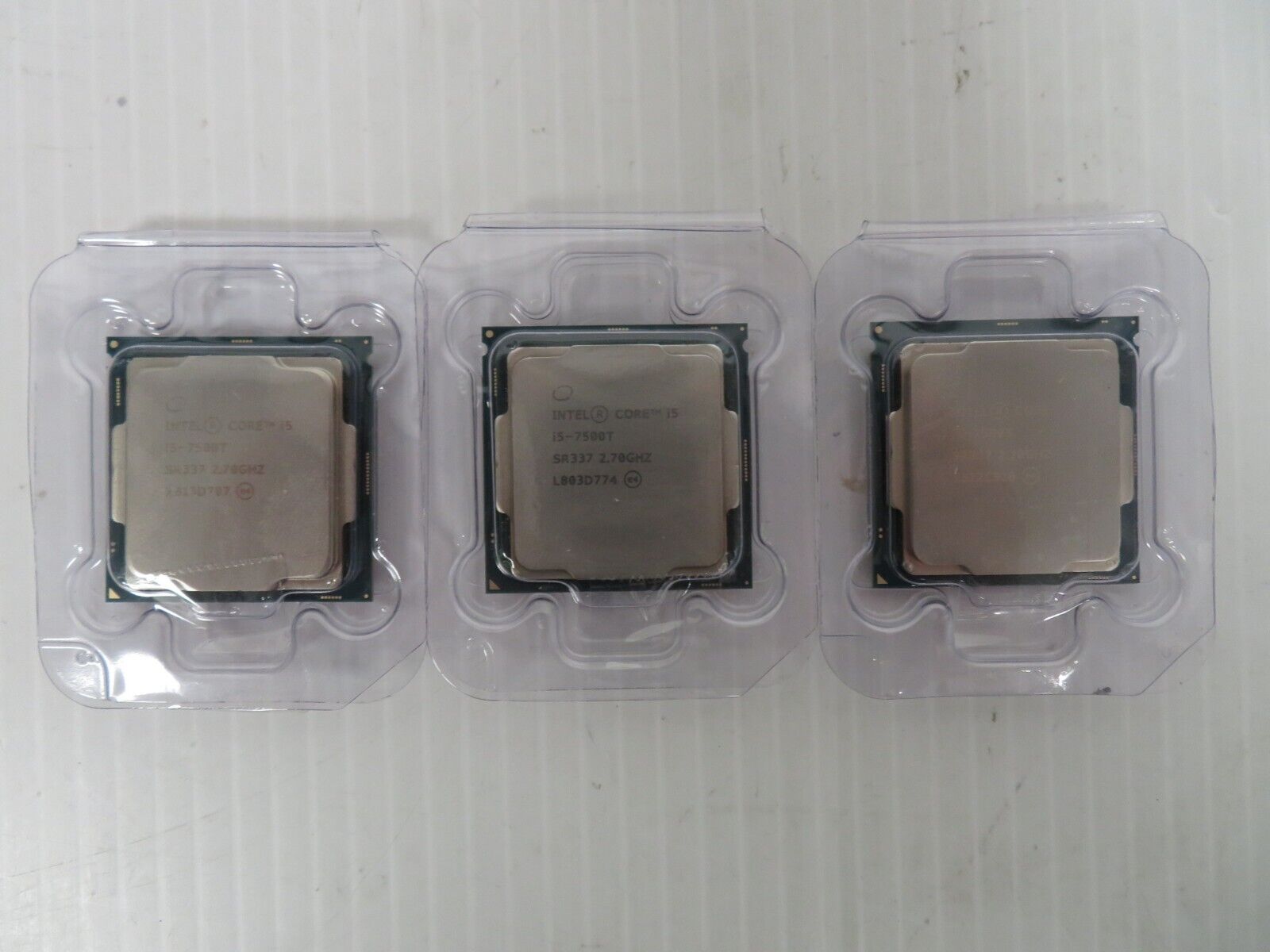 Lot of 3 Intel Core i5-7500T 2.7GHz CPU Processor - SR337