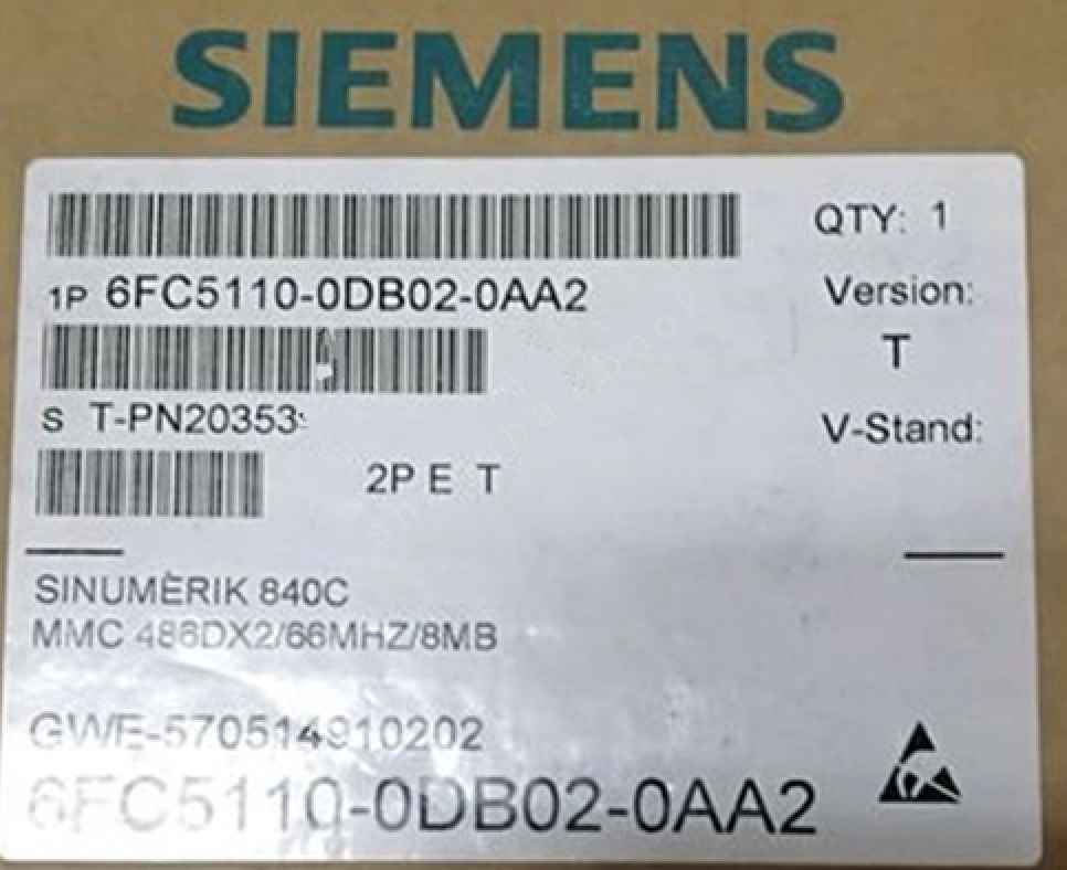 New Siemens 6FC5110-0DB02-0AA2 