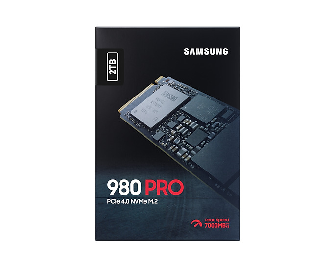 Samsung 2.0TB 980 Pro SSD NVMe PCIe4.0x4 M.2 Solid State Drive MZ-V8P2T0BW