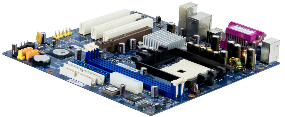 ECS K8M800 Socket 754 2x DDR 3x PCI AGP 2x SATA Matx Motherboard